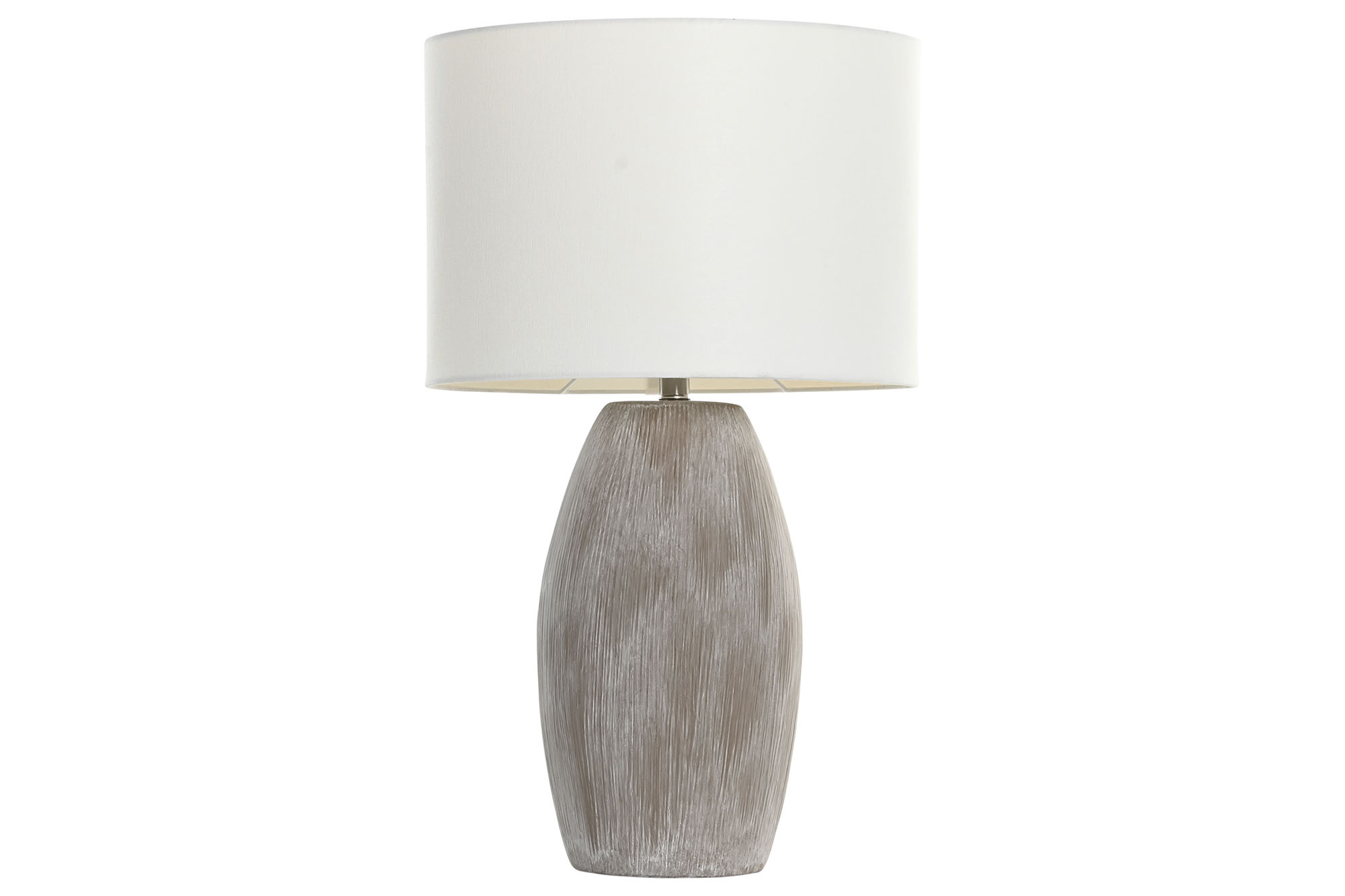 LAMPARA SOBREMESA CERAMICA ALGODON 40X23X67