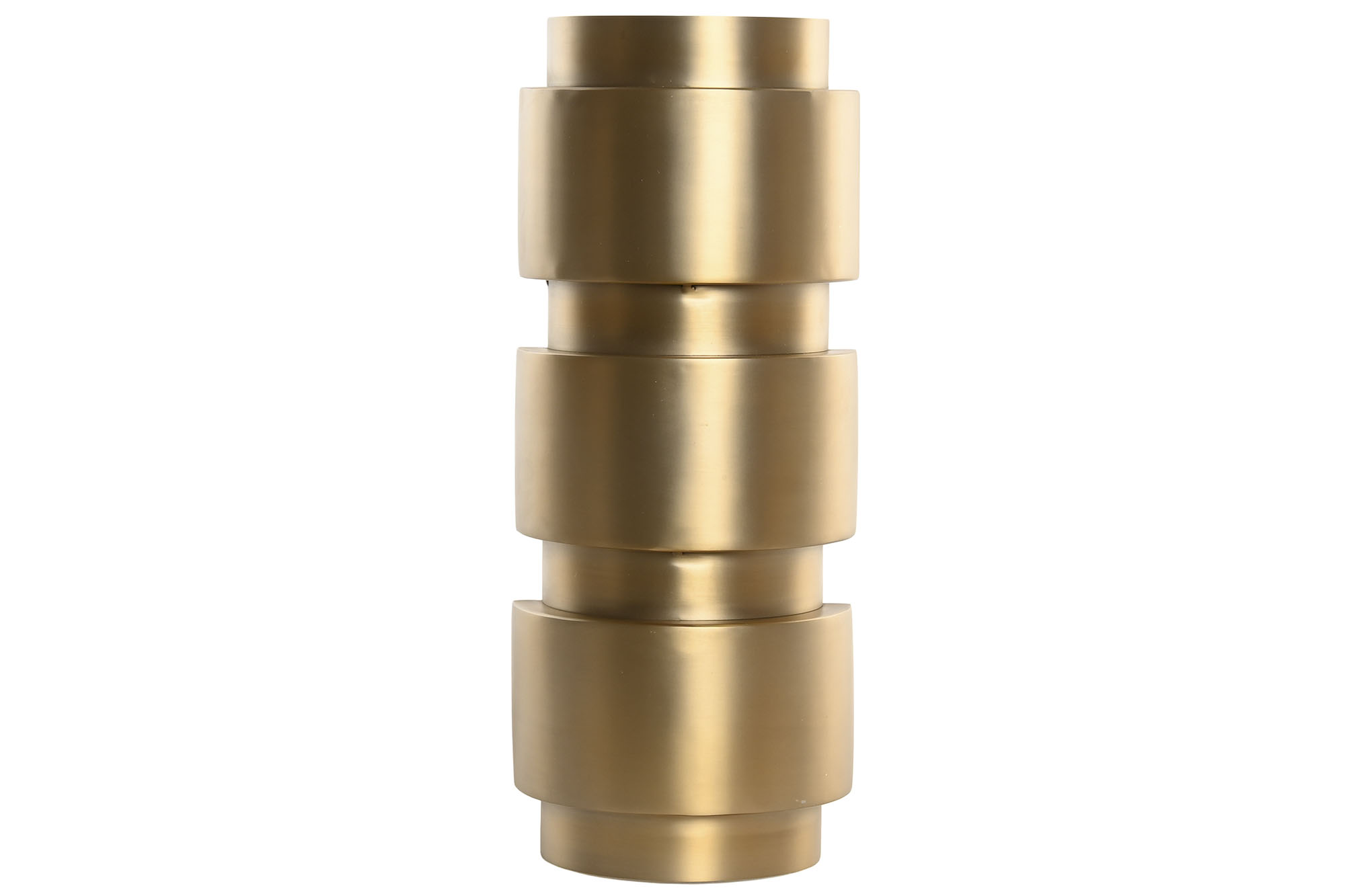 LAMPARA APLIQUE ACERO PATINADO 15X18X39 MATE