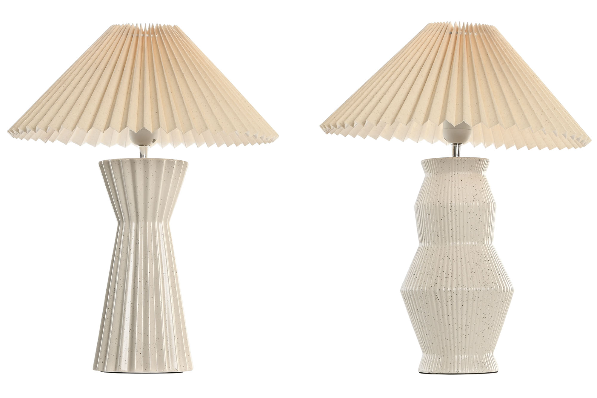 LAMPARA SOBREMESA CERAMICA 35X35X44 2 SURT.