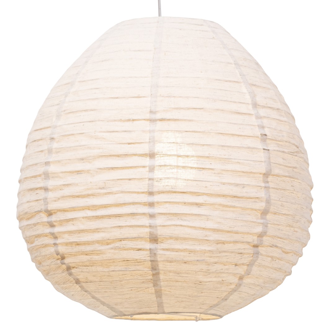 LAMPARA TECHO YUTE 55X55X60 NATURAL CRUDO