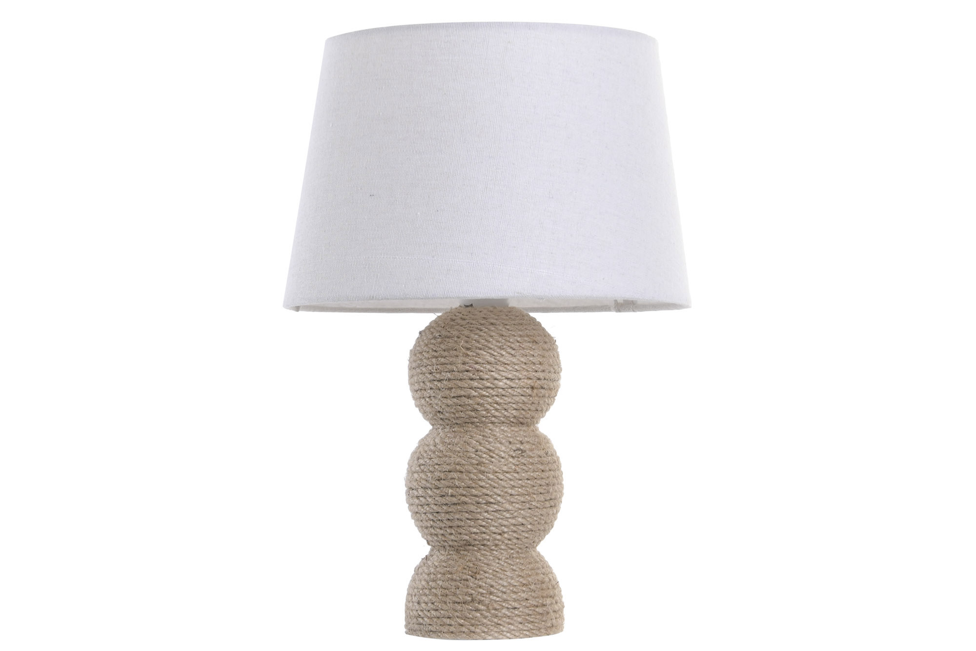LAMPARA SOBREMESA CUERDA DOLOMITE 28X28X41 NATURAL