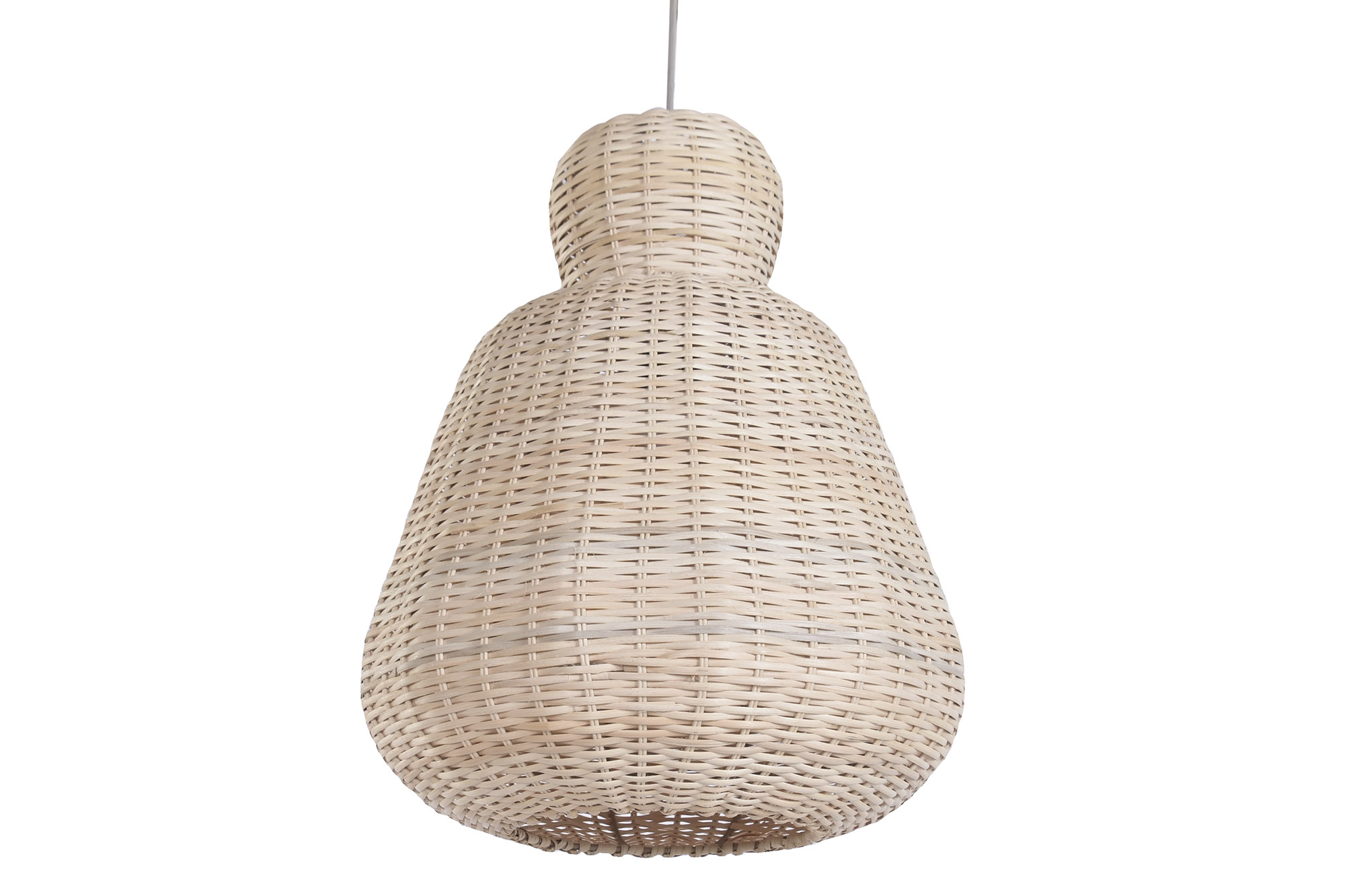 LAMPARA TECHO RATAN 43X43X56 cable1.3m