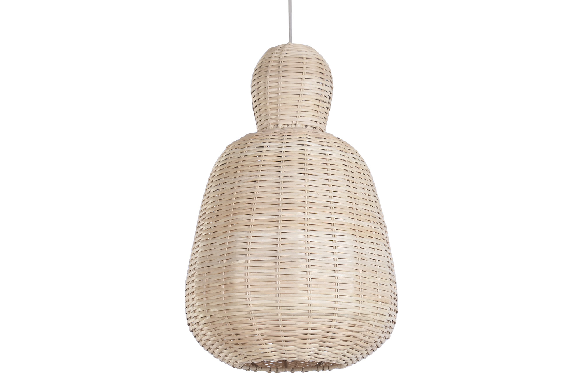 LAMPARA TECHO RATAN 34X34X52 cable 1.3m