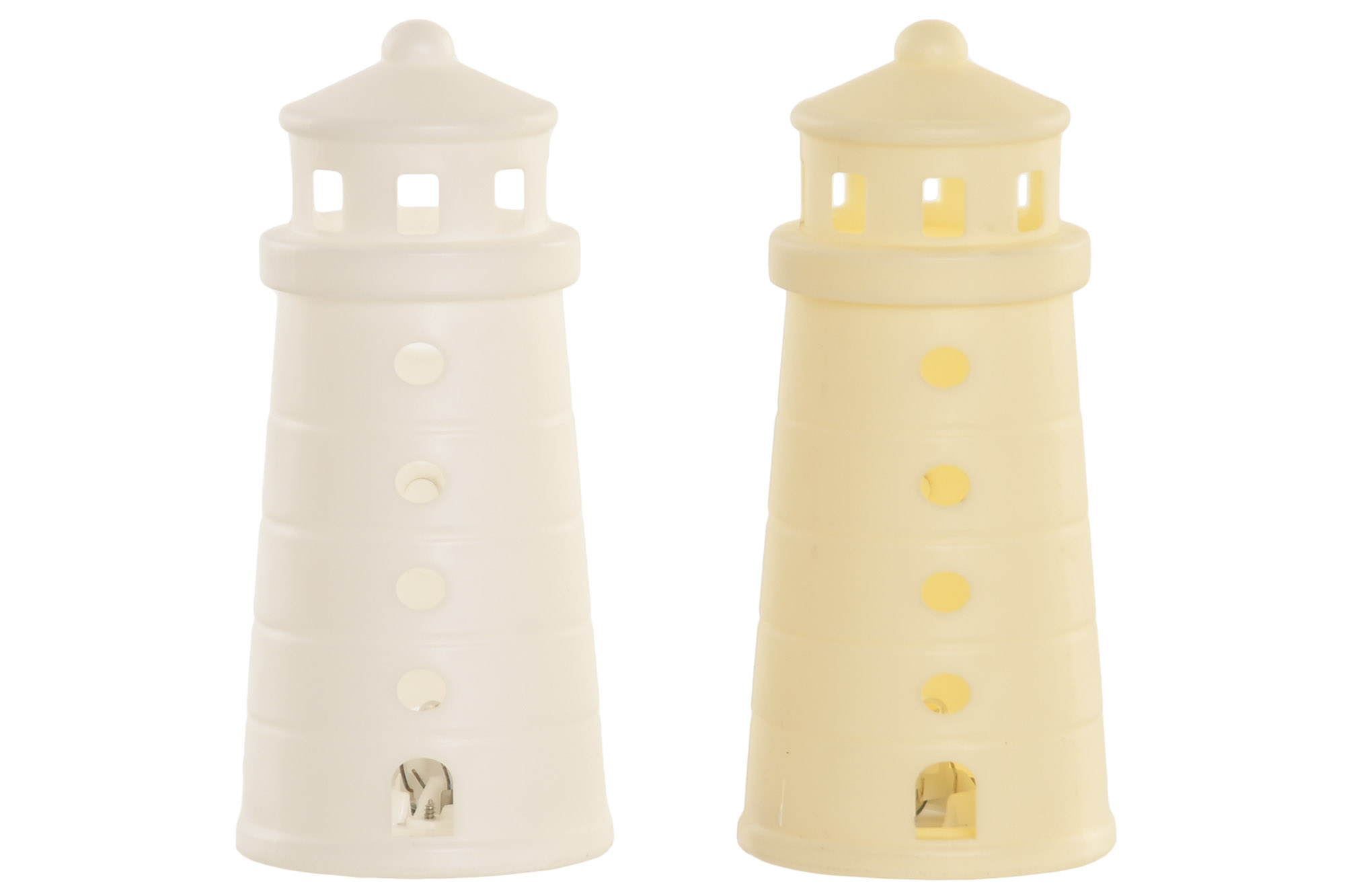 DECORACION LUMINOSA LED 5,5X5,5X12 FARO 2 SURT.