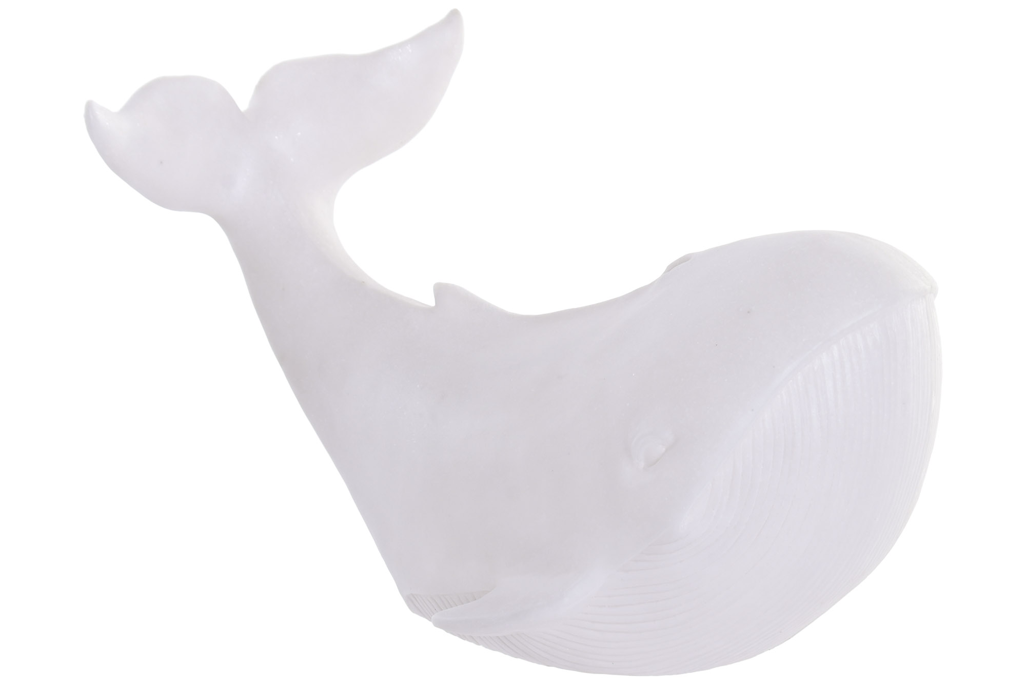 LAMPARA SOBREMESA ARENISCA 35X19X24 BALLENA BLANCO