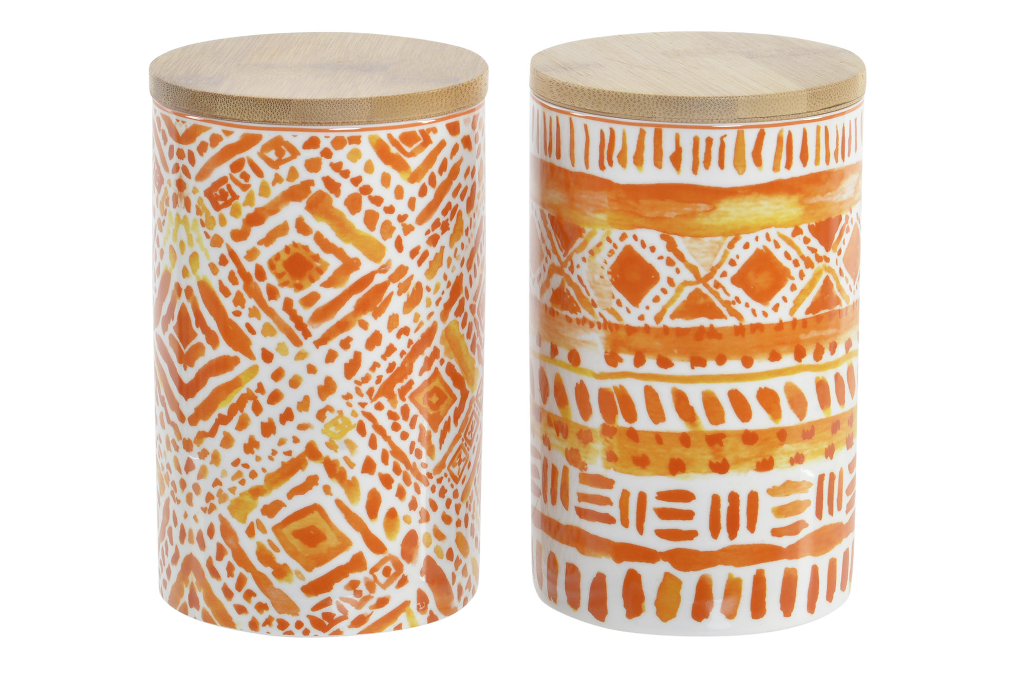 BOTE PORCELANA BAMBU 9,8X9,8X15,5 2 SURT.