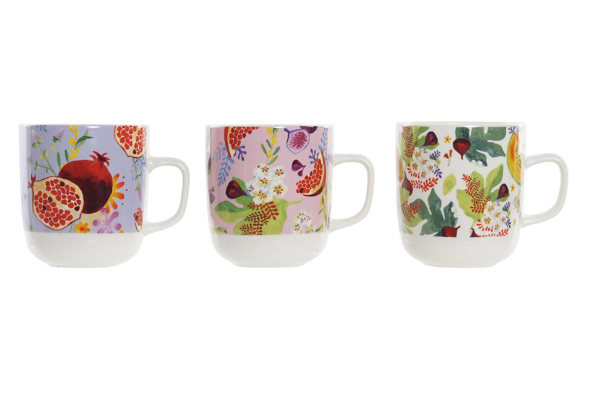 MUG PORCELANA 12X8,5X10 380ML, 3 SURT.