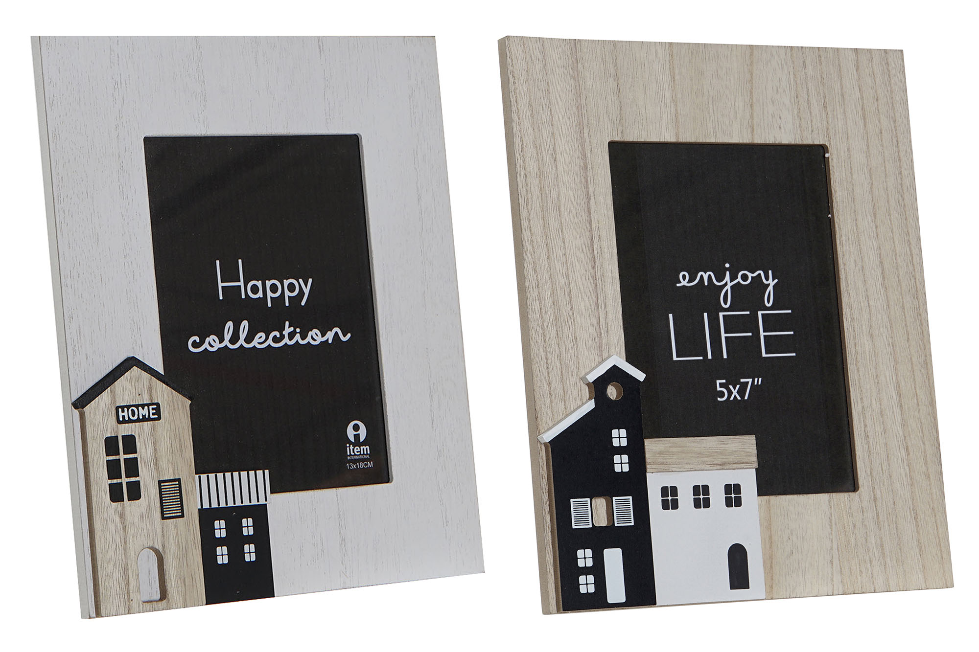 MARCO FOTO 10X15 MDF 21,5X2X26,5 CASAS 2 SURT.