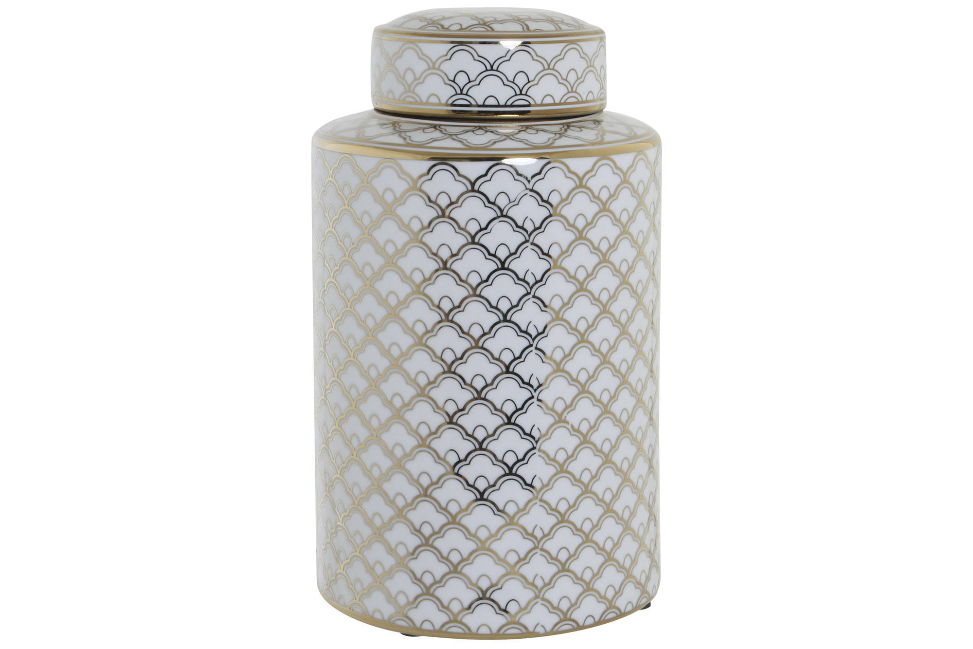 JARRON PORCELANA 18X18X30,5 BLANCO