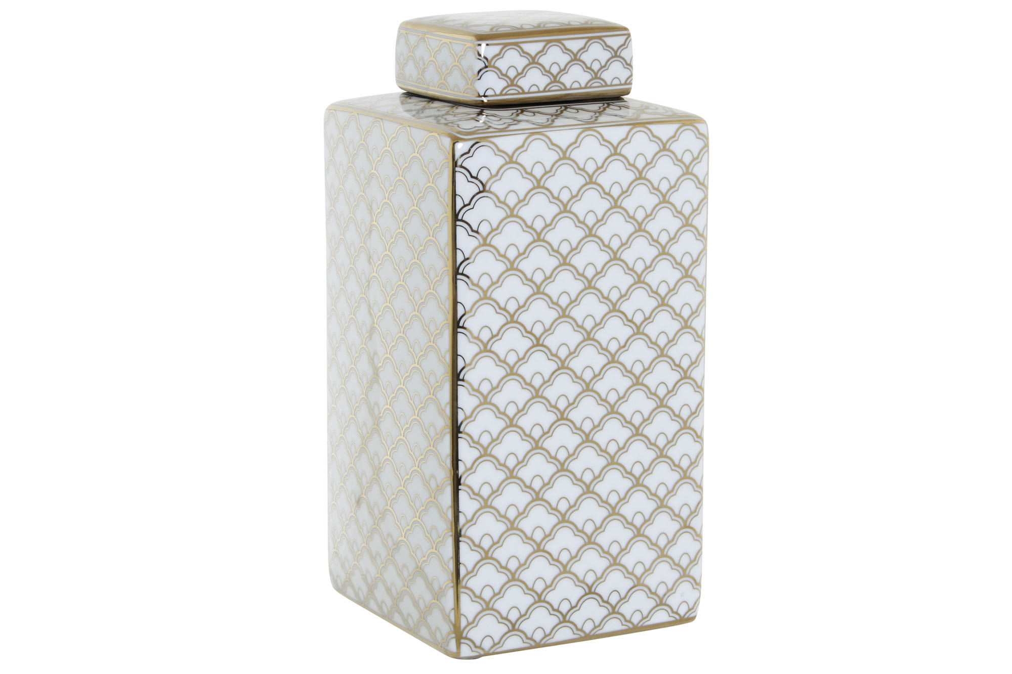 JARRON PORCELANA 14,5X14,5X30 BLANCO