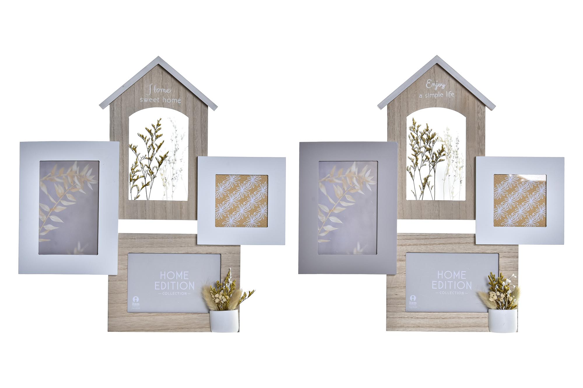 MARCO MULTIFOTO MDF 39X3X41 PLANTAS 2 SURT.