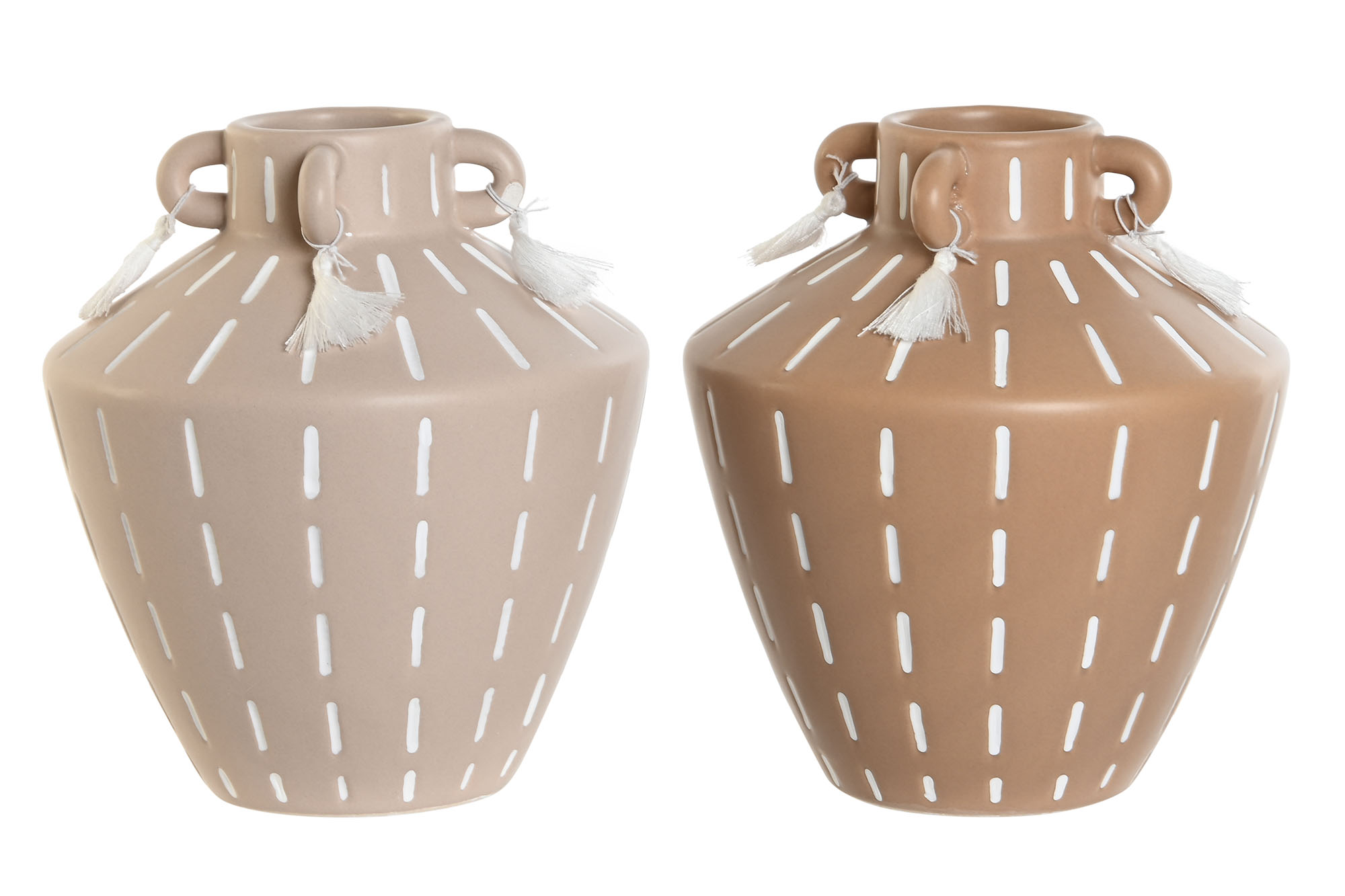 JARRON CERAMICA 15,5X15,5X17,1 FLECOS 2 SURT.