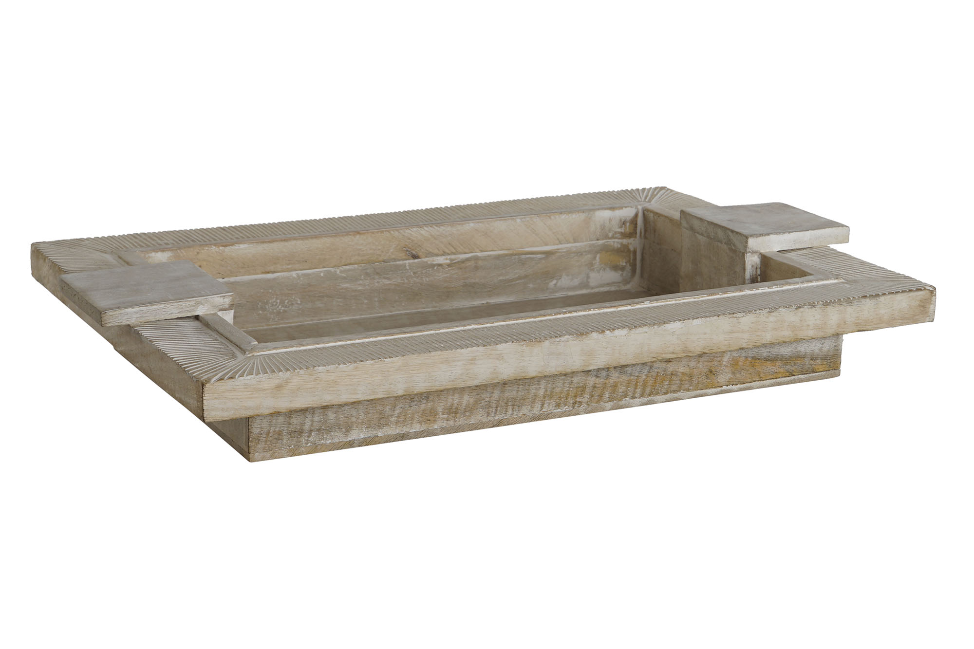BANDEJA MANGO 48X30,5X7,5 DECAPE BLANCO