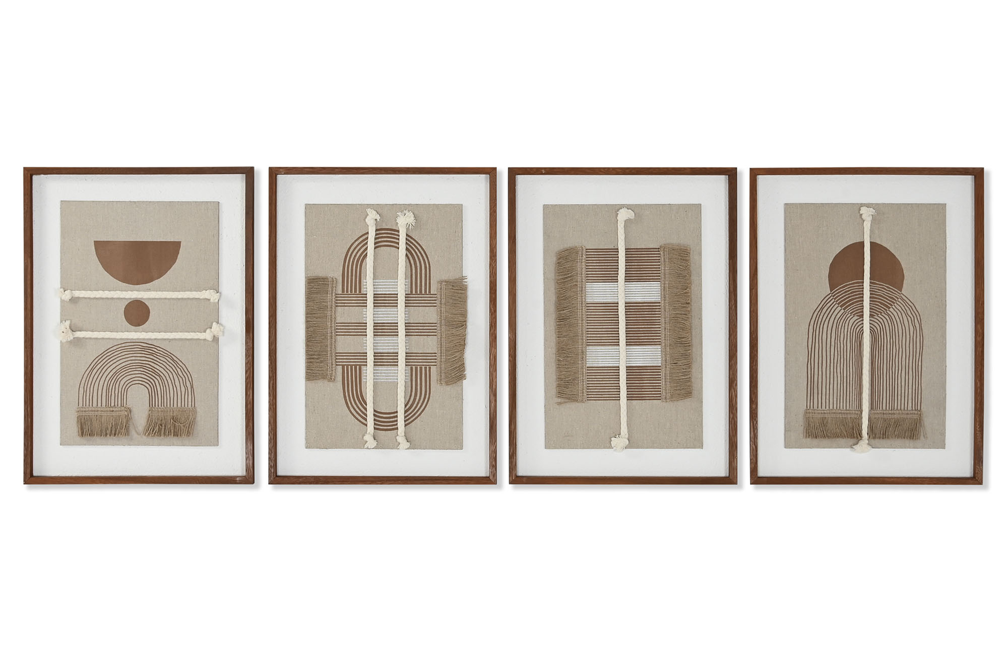 CUADRO YUTE MDF 36X2,3X50,3 MODERNO 3D 4 SURT.