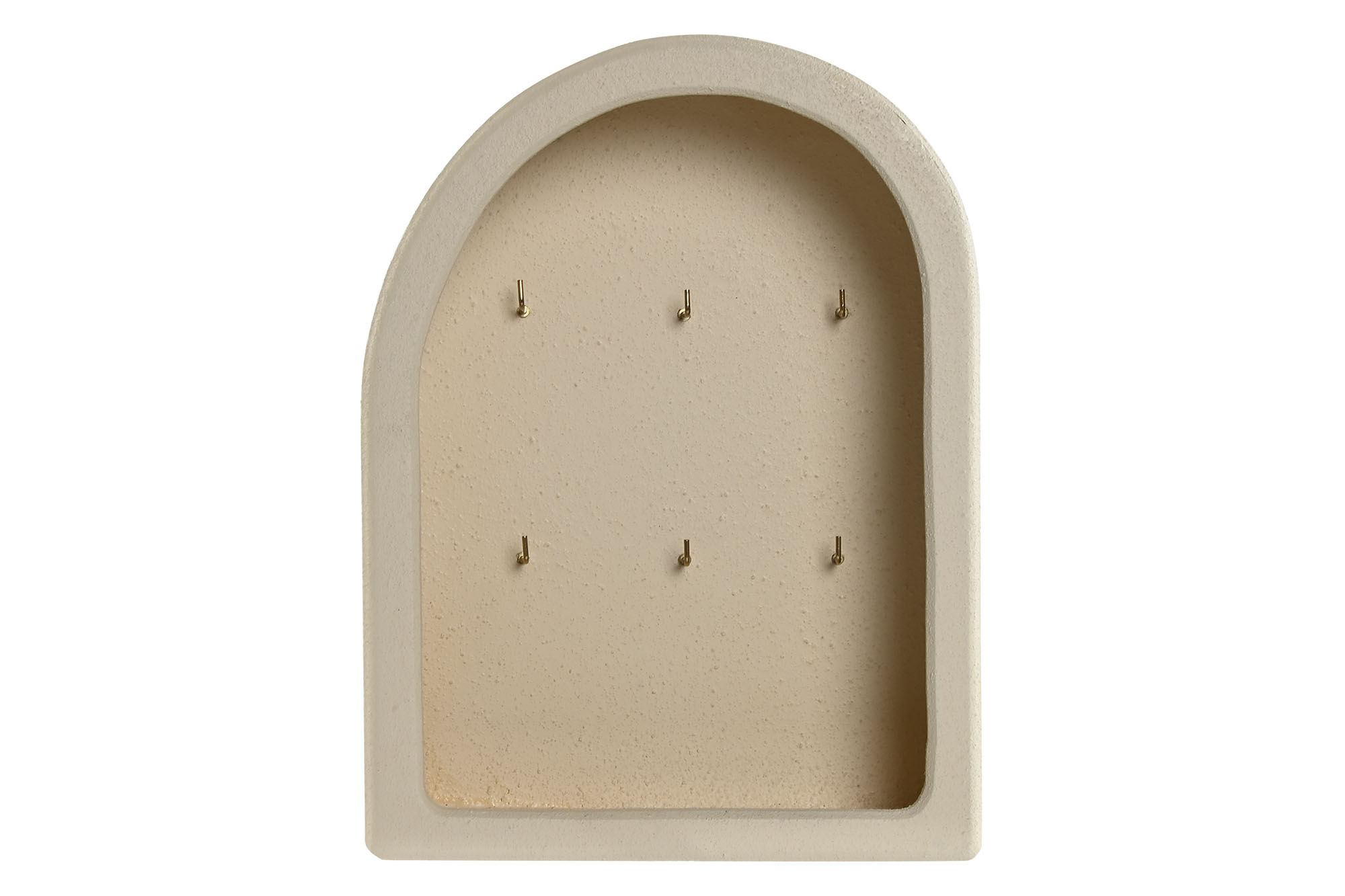 GUARDALLAVES MDF METAL 20,5X8,5X27,5 ARCO BEIGE