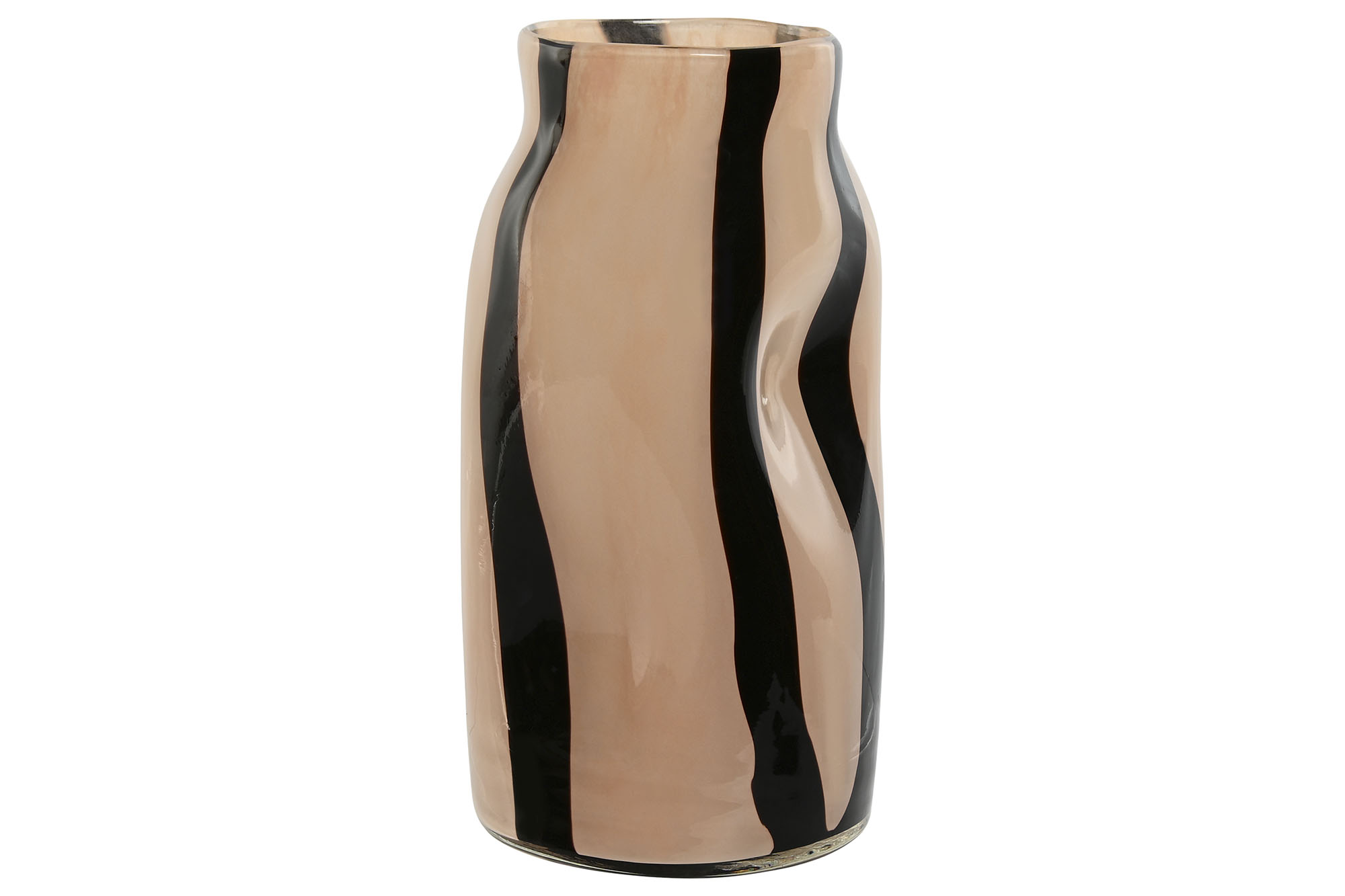 JARRON CRISTAL 15X15X29,2 CREMA