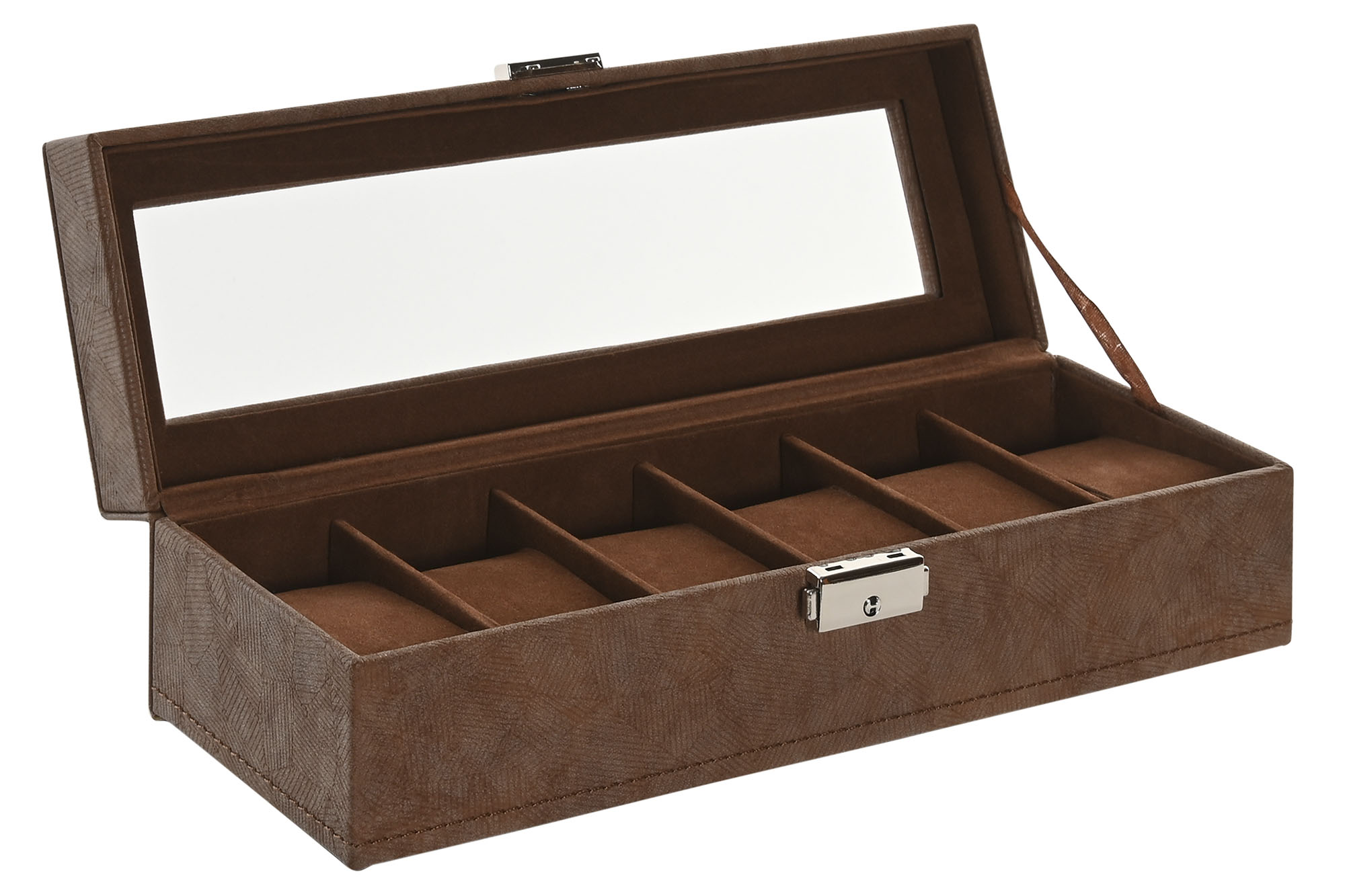 JOYERO PU MDF 30X10X8 MARRON