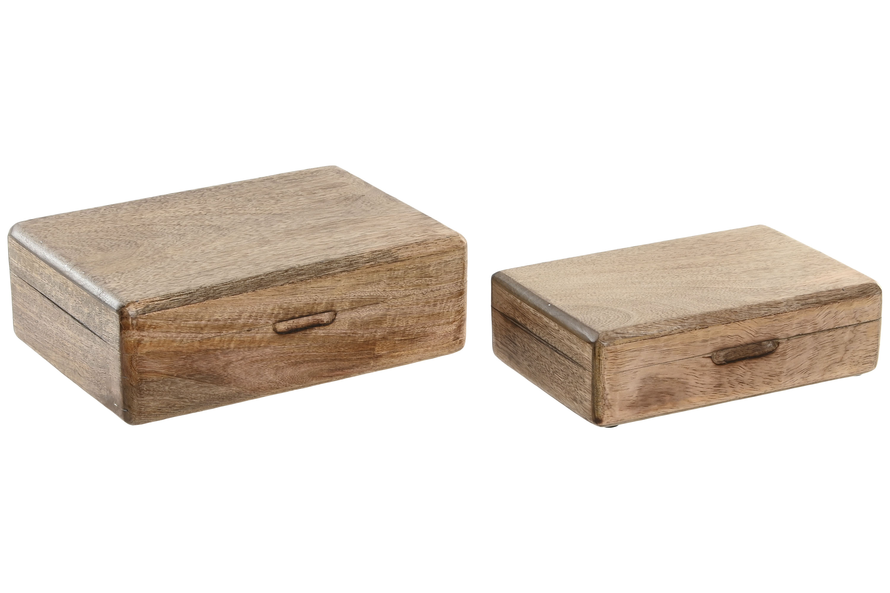 CAJA  MANGO 25X18X7 REDONDEADO NATURAL MARRON