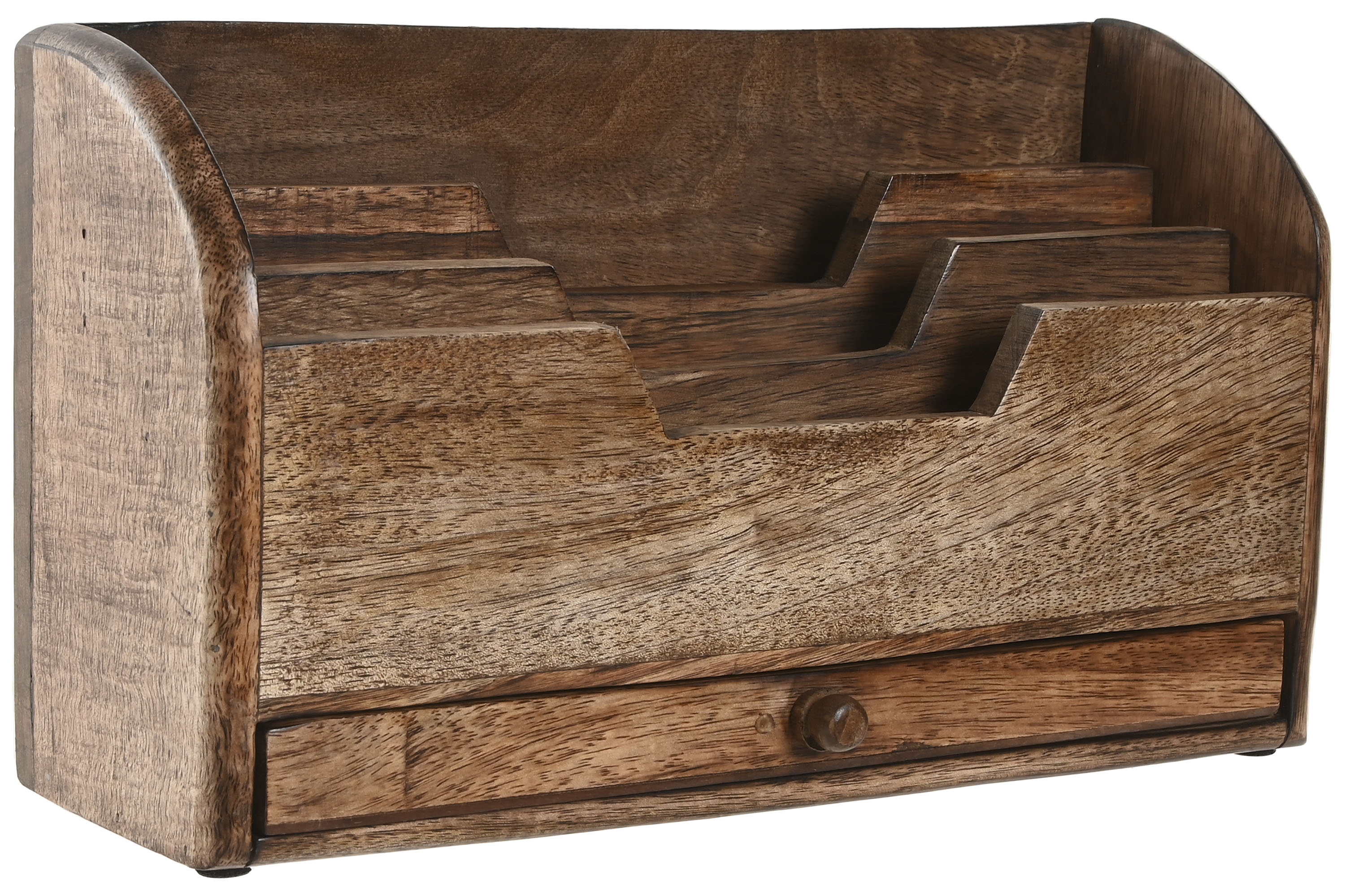 ORGANIZADOR MANGO 30X11X17 REDONDEADO NATURAL