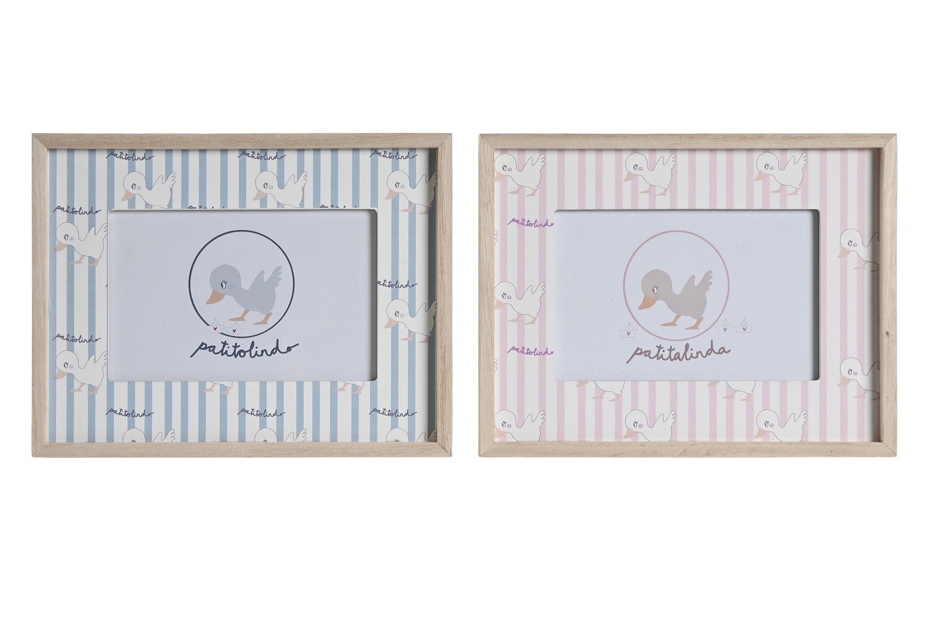 MARCO FOTO MDF 22,5X1,5X17,5 PATITOS 2 SURT.