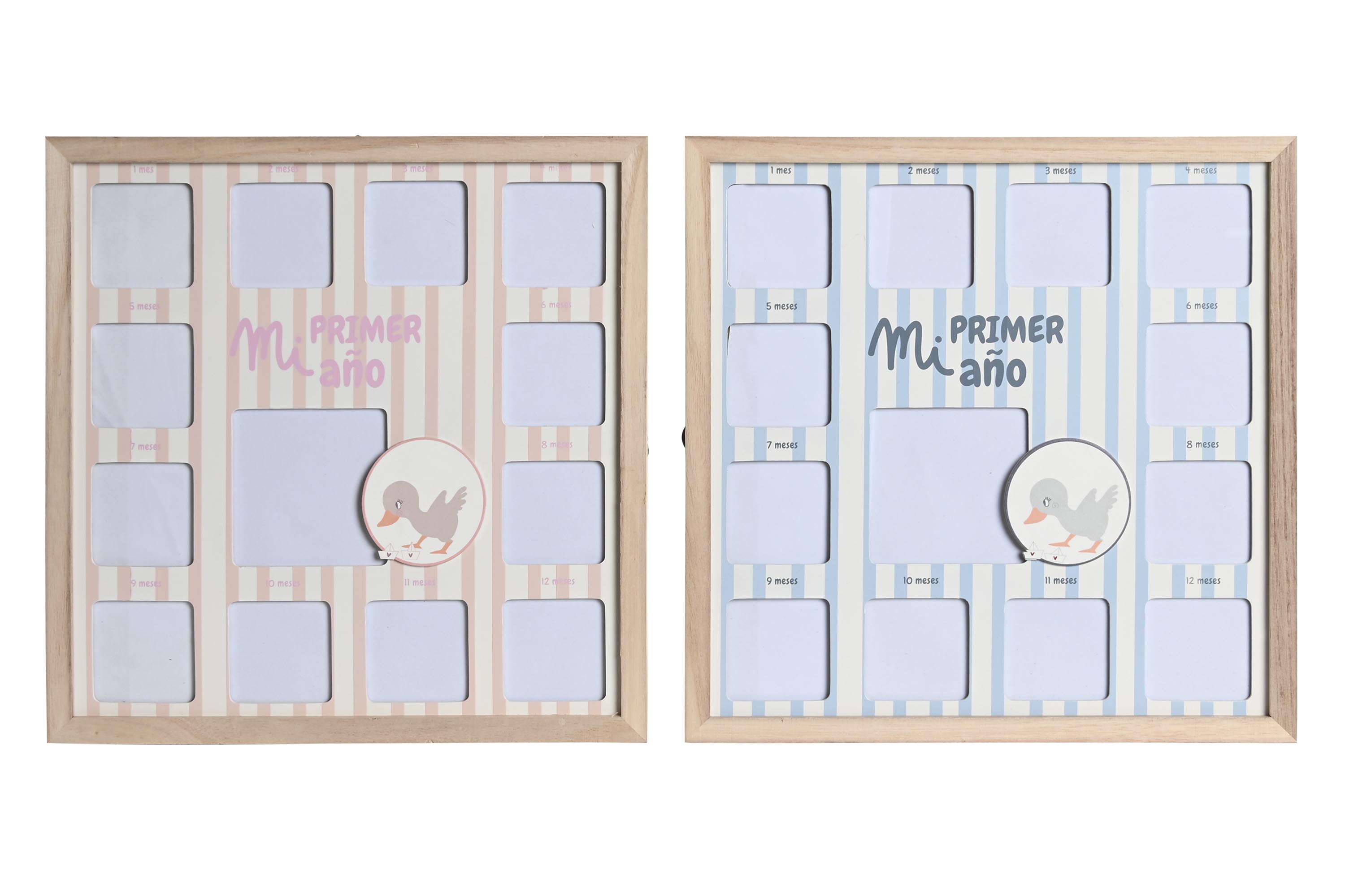 MARCO MULTIFOTO MDF 37X1,5X37 PATITOS 2 SURT.