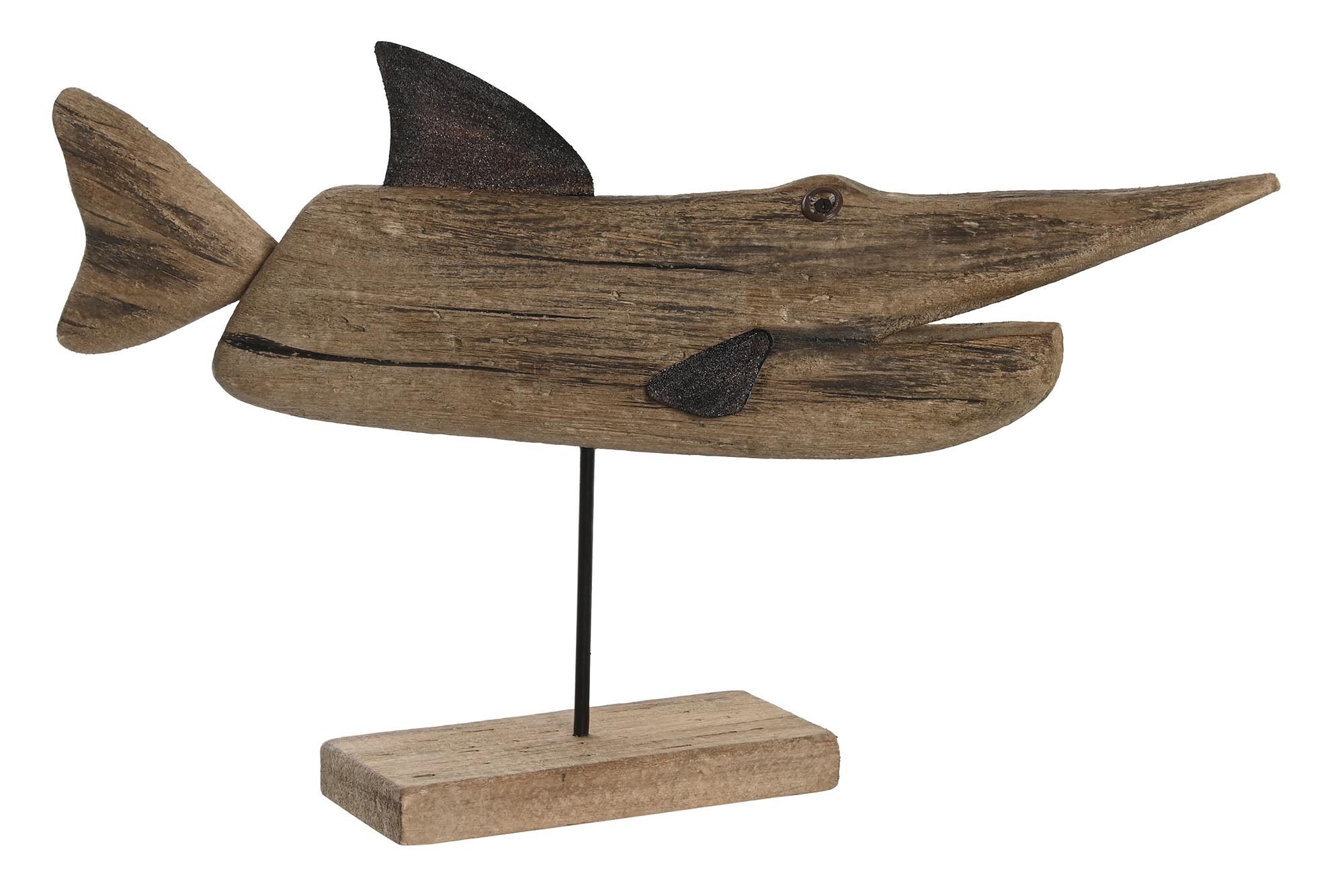 FIGURA PAULOWNIA 45X8X27 PEZ DESGASTADO MARRON