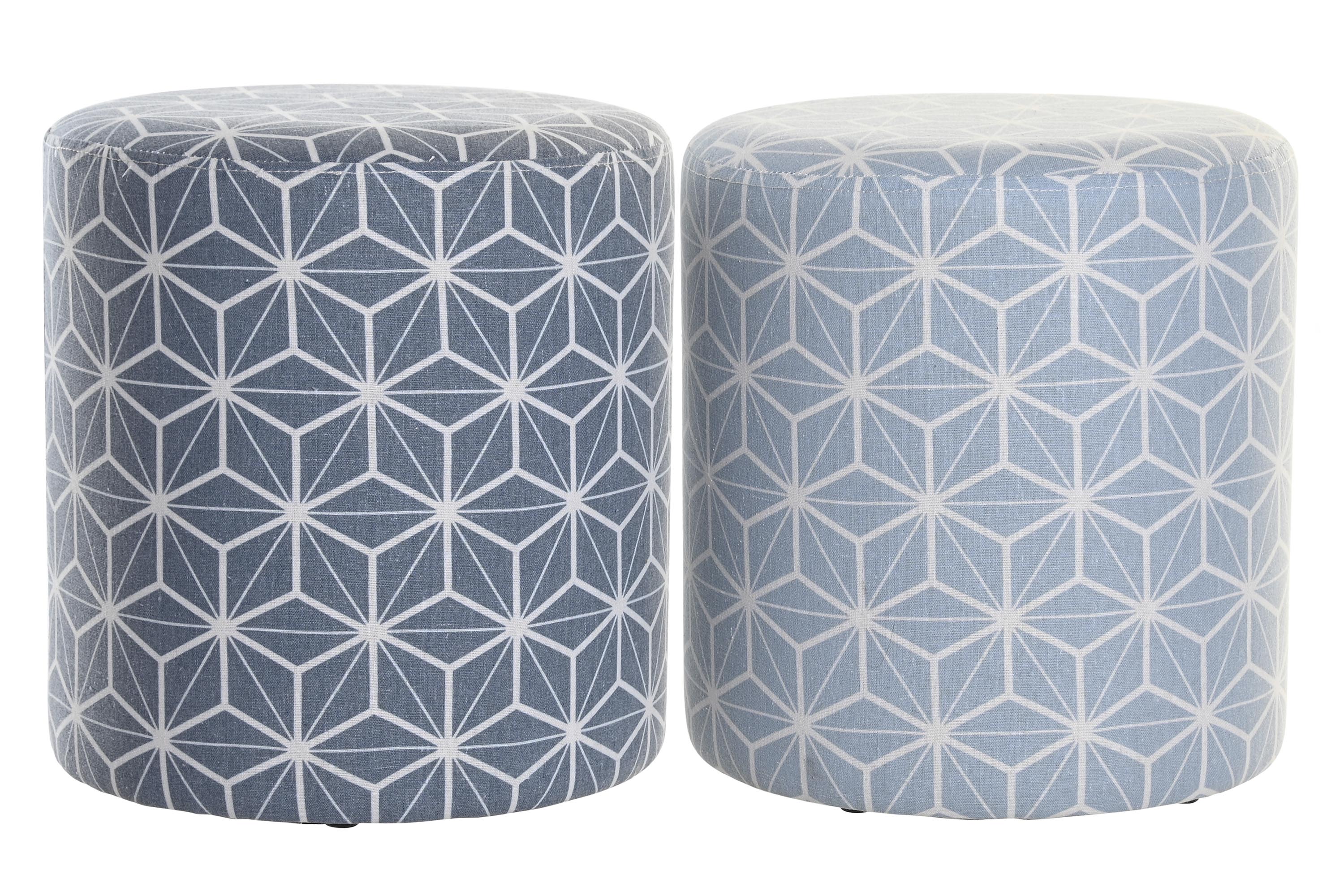 REPOSAPIES POLIESTER 31X31X33 GEOMETRICO 2 SURT.