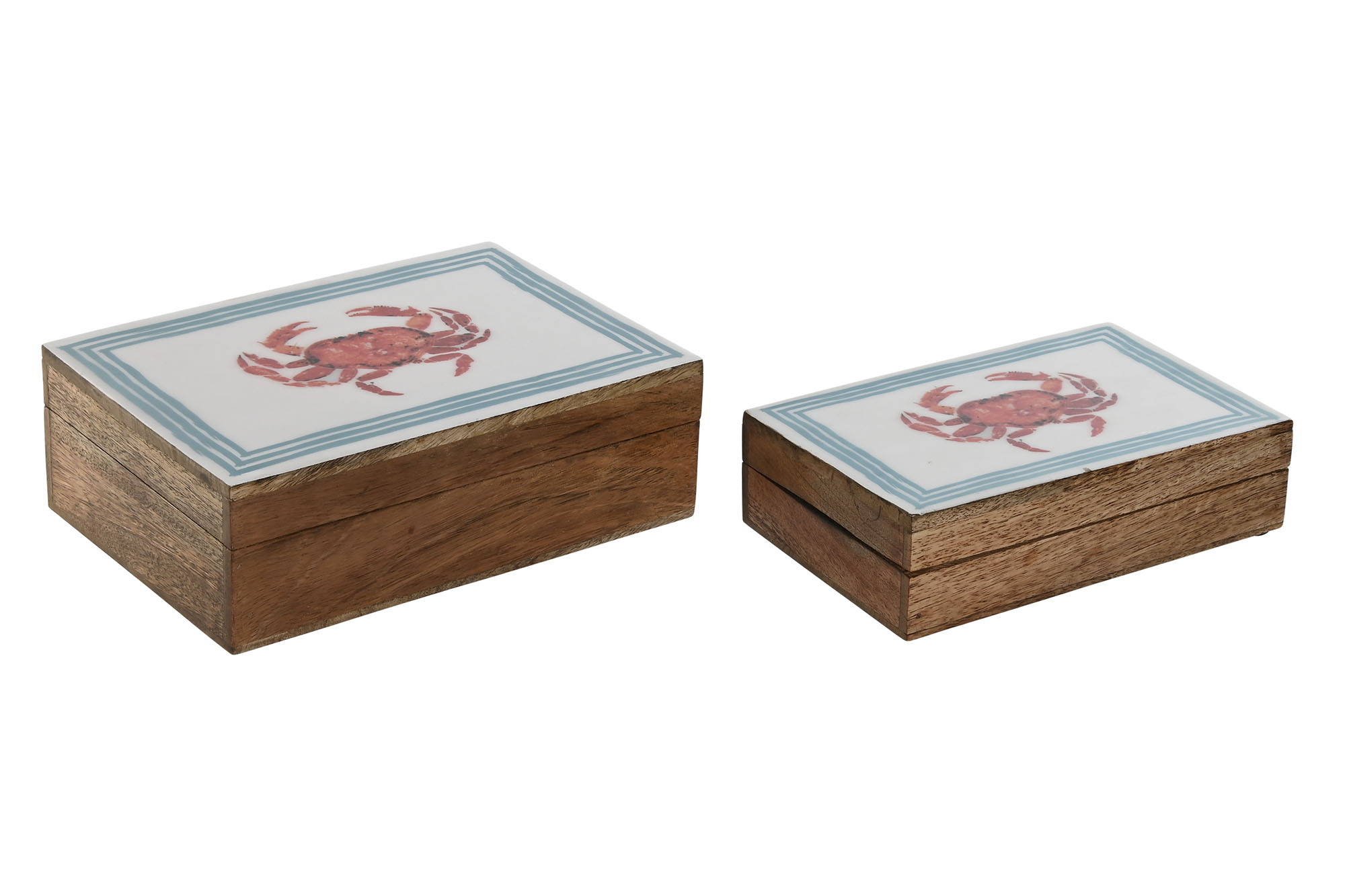CAJA SET 2 MANGO 25X17,5X8 MULTICOLOR