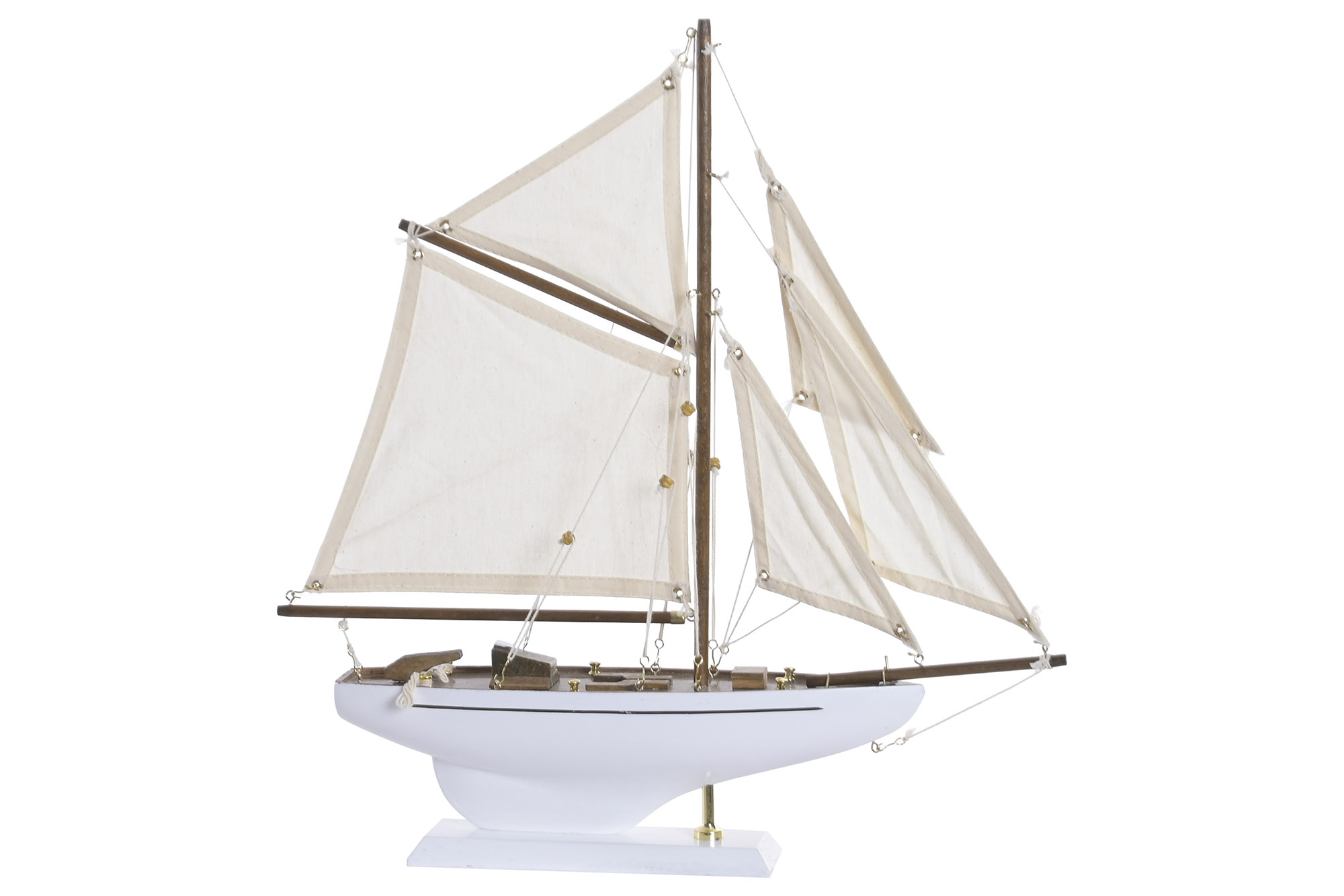 BARCO MADERA 39X6,5X41 BLANCO