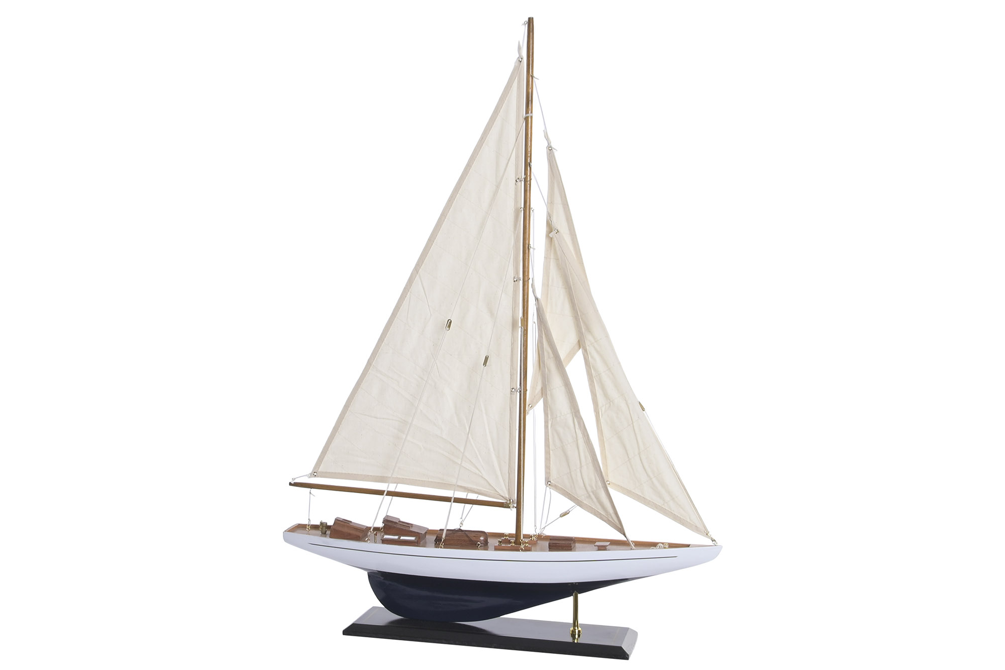 BARCO MADERA 60X11,5X83 AZUL MARINO