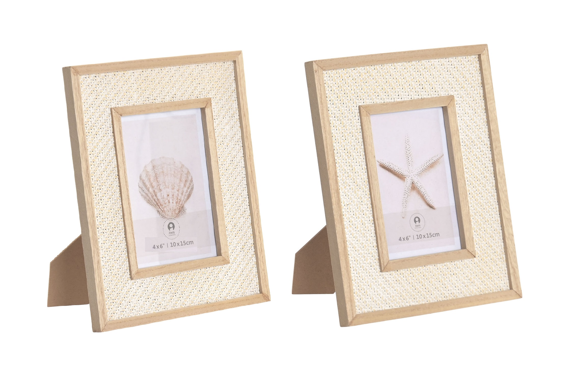 MARCO FOTO 10X15 MDF RATAN 24X2X29 2 SURT.