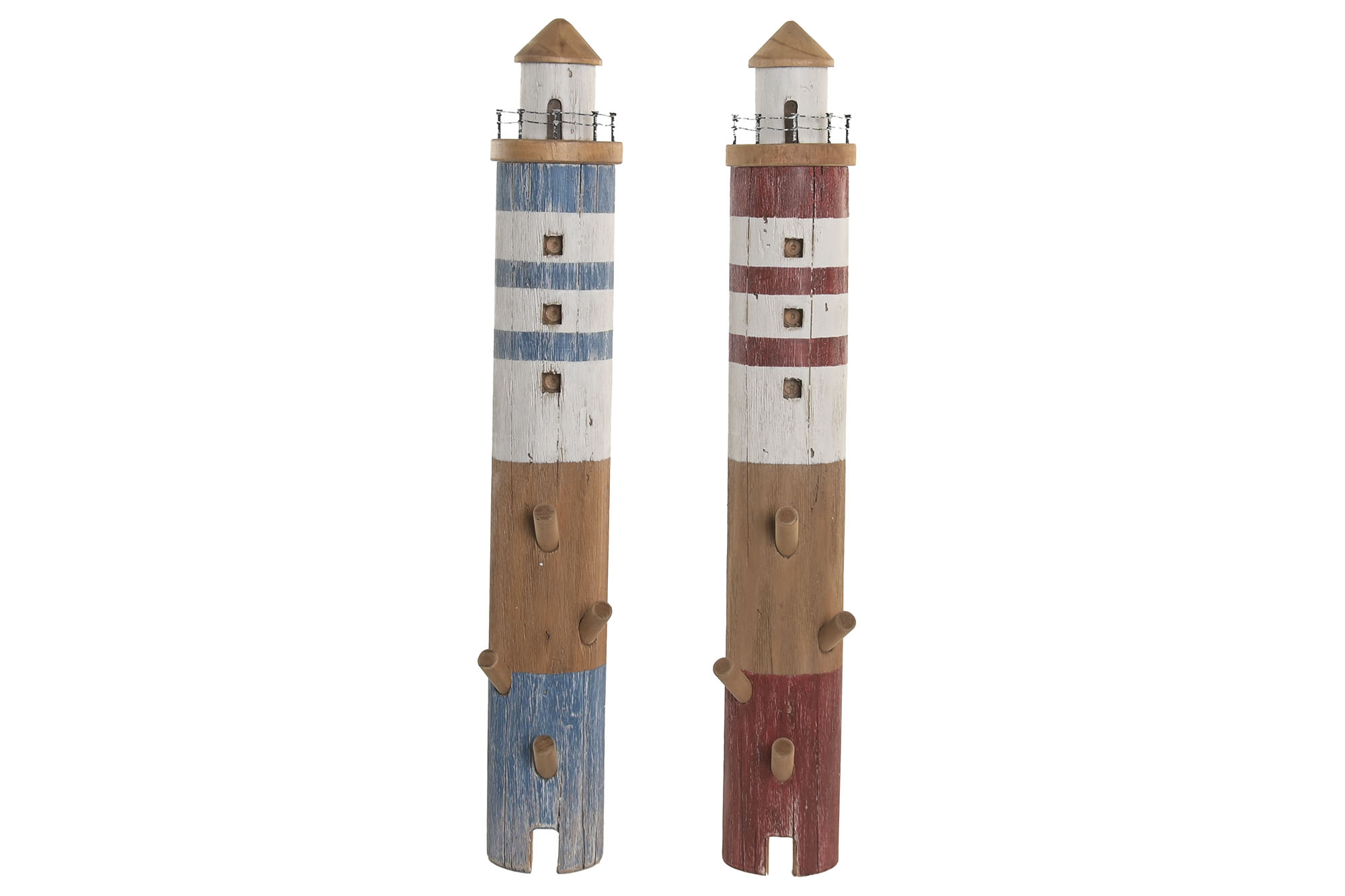 PERCHERO PARED MADERA RECICLADA 12X10X75 FARO 2 SU