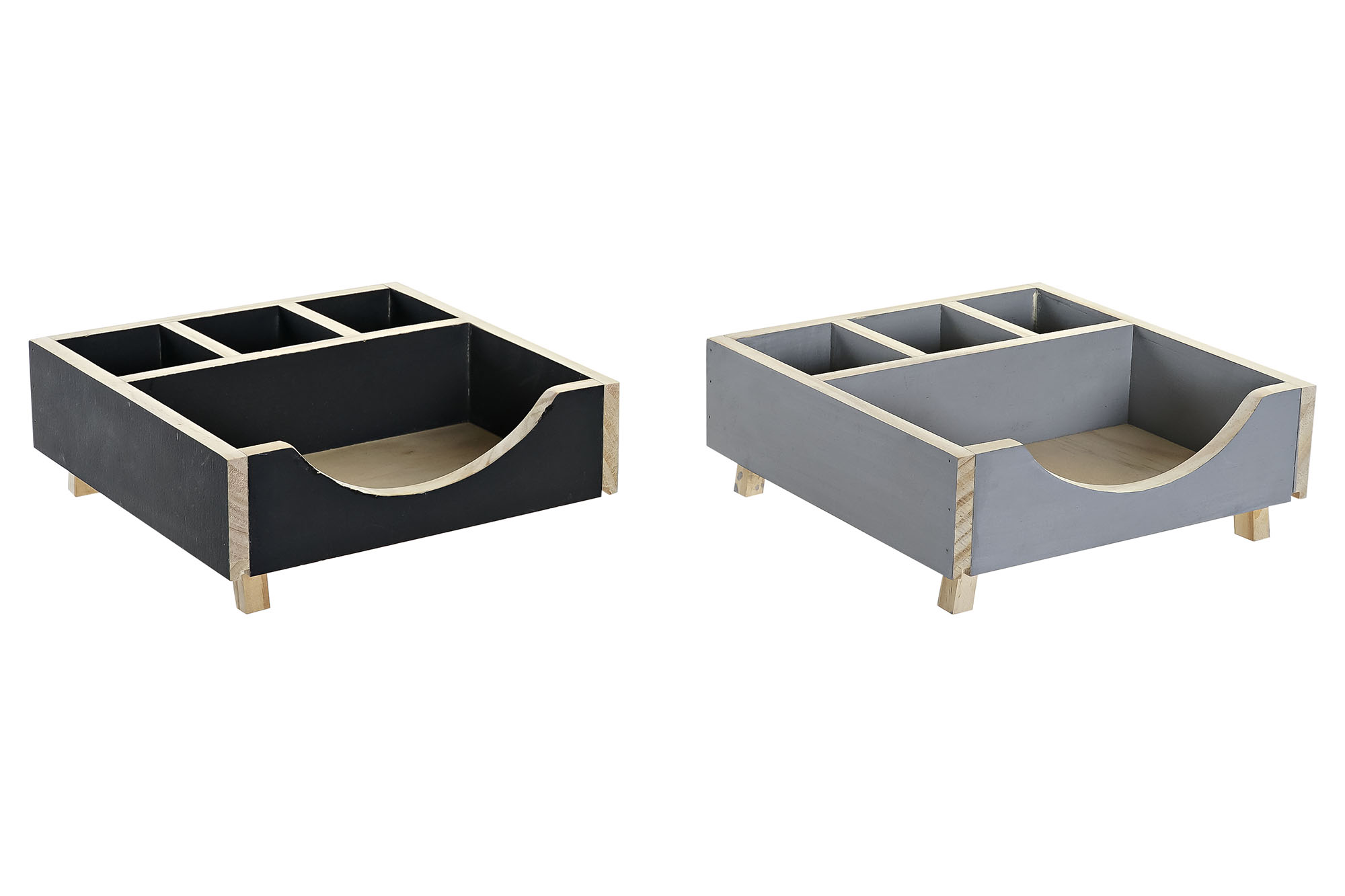 ORGANIZADOR MADERA 18X18X7 2 SURT.