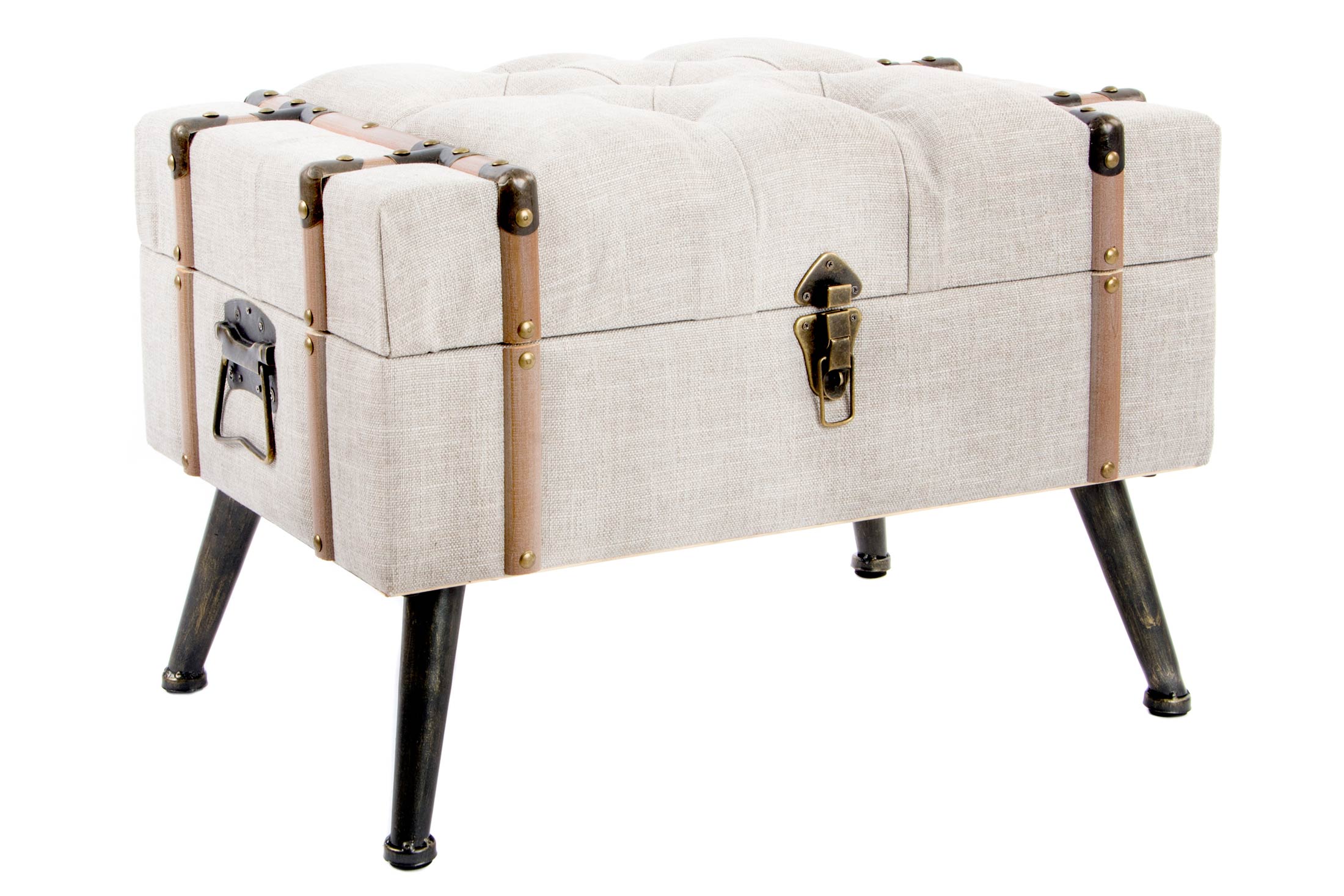 DESCALZADORA LINO MDF 62X42X43 BEIGE