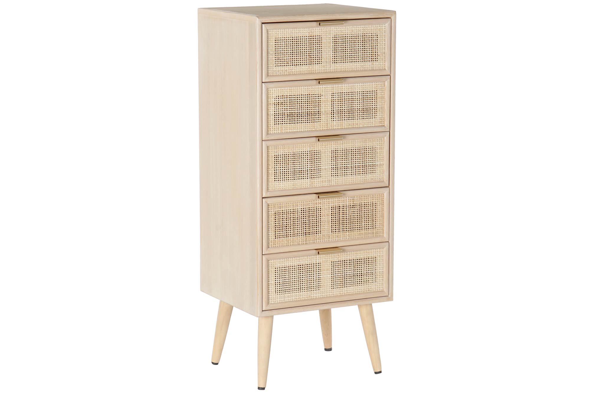 CAJONERA PAULOWNIA MDF 42X37X100,5 REJILLA NATURAL