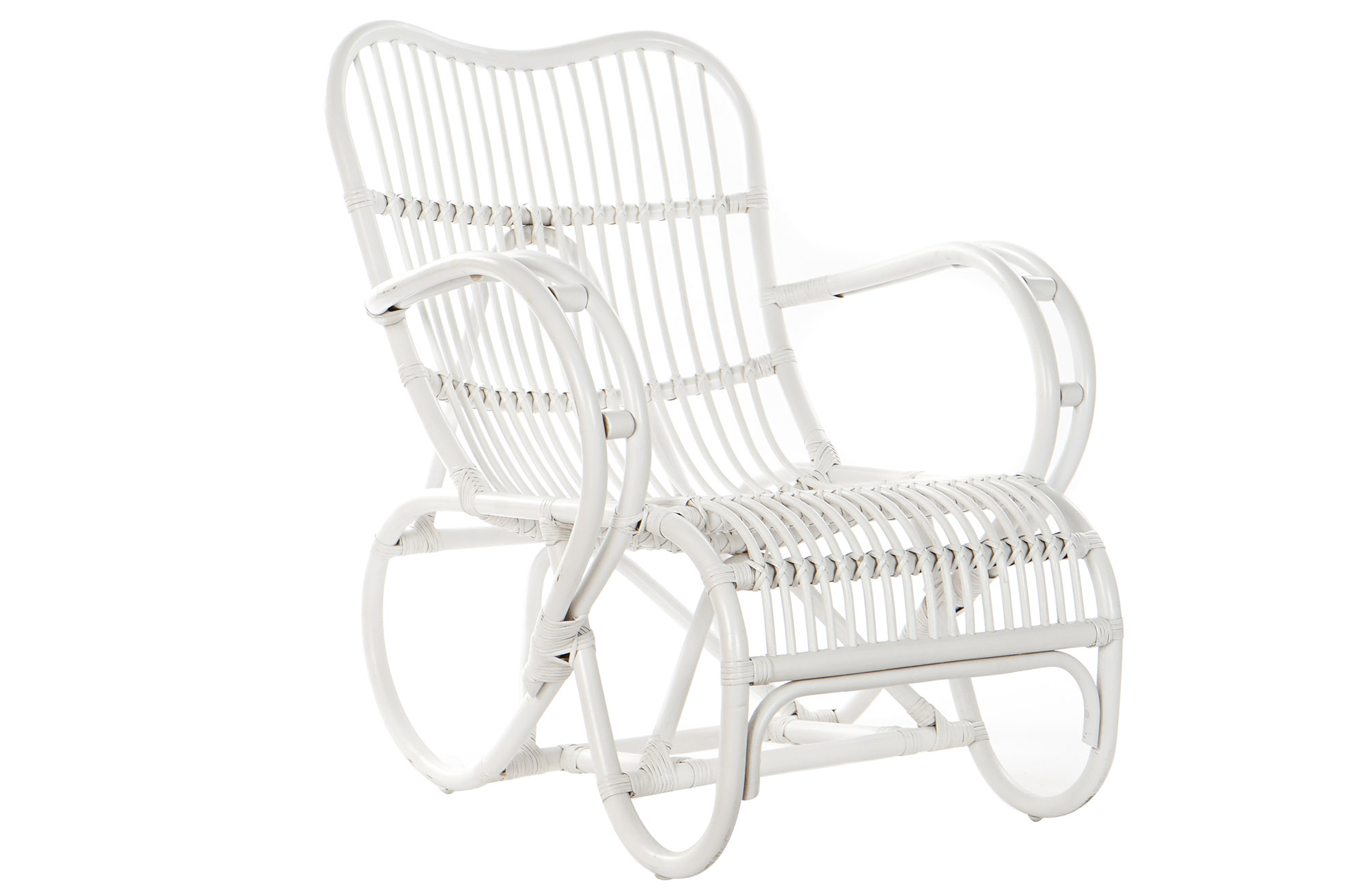 BUTACA RATAN 75X85X85 BLANCO