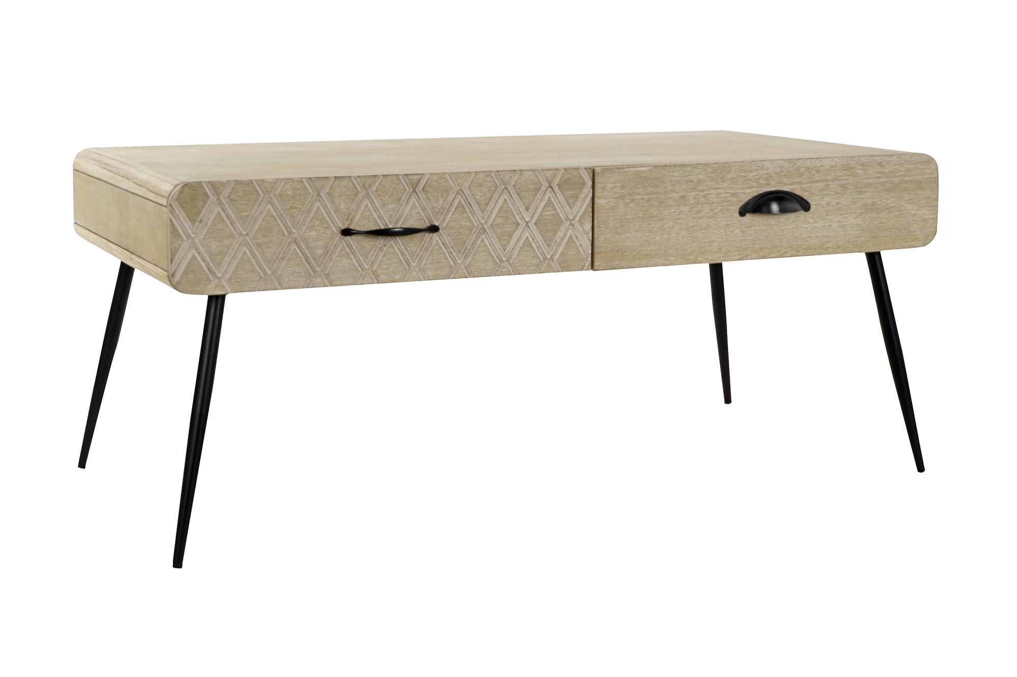 MESA CENTRO PAULOWNIA MDF 100X52X47 CAJONES