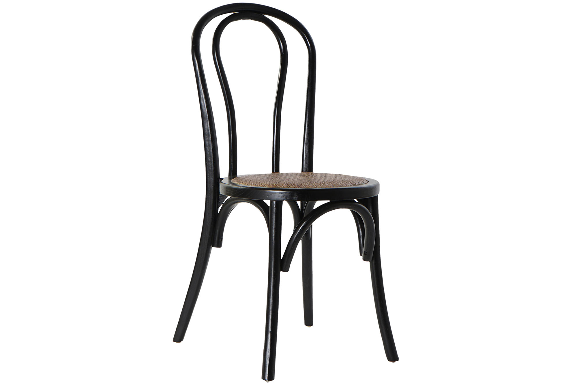 SILLA OLMO RATAN 43X44X89 APILABLE NEGRO