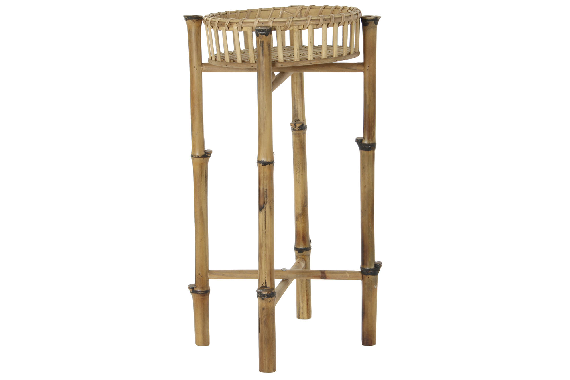 MACETERO BAMBU 32X32X55,5 NATURAL