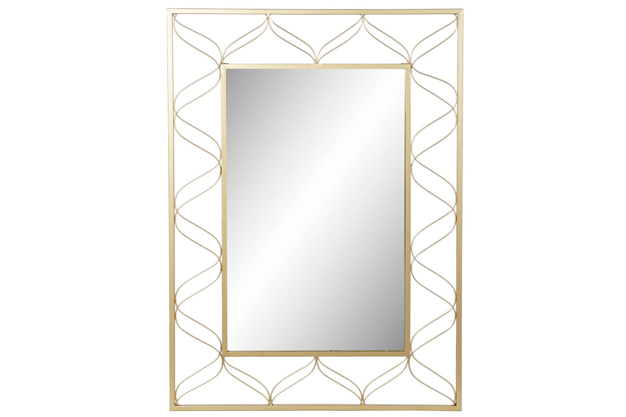 ESPEJO METAL 70,5X2X98 DORADO