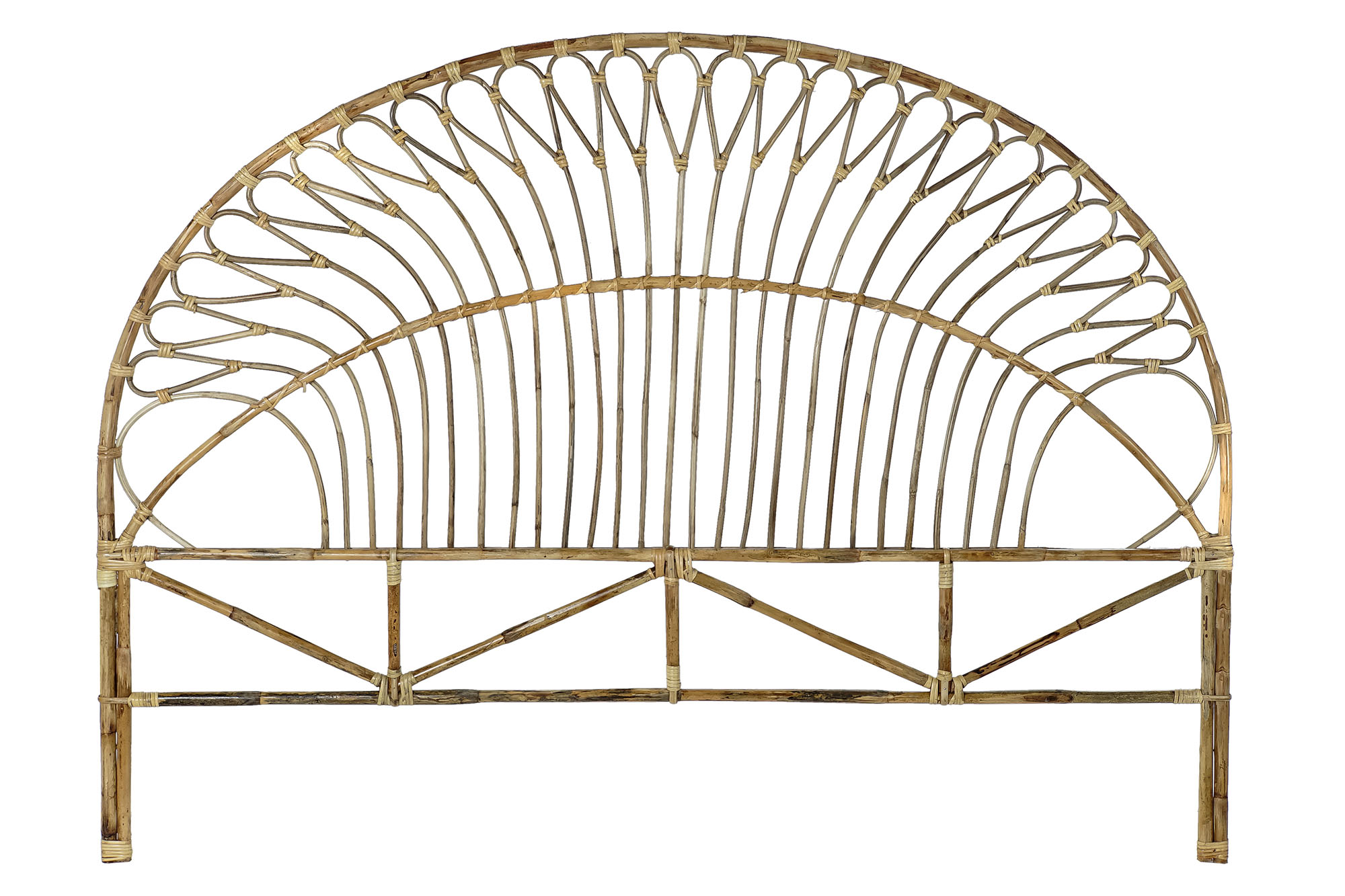 CABECERO CAMA RATAN 177X4X131 NATURAL NATURAL