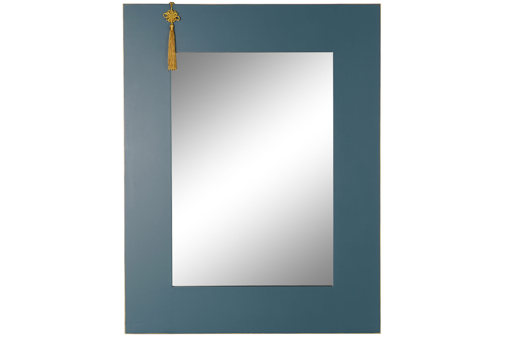 ESPEJO ABETO MDF 70X2,5X90 ORIENTAL AZUL PETROLEO