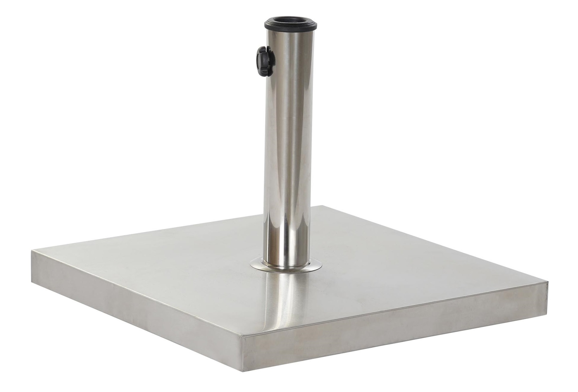 BASE PARASOL INOX 45X45X35 20KG, 35/38/48 DIAM.