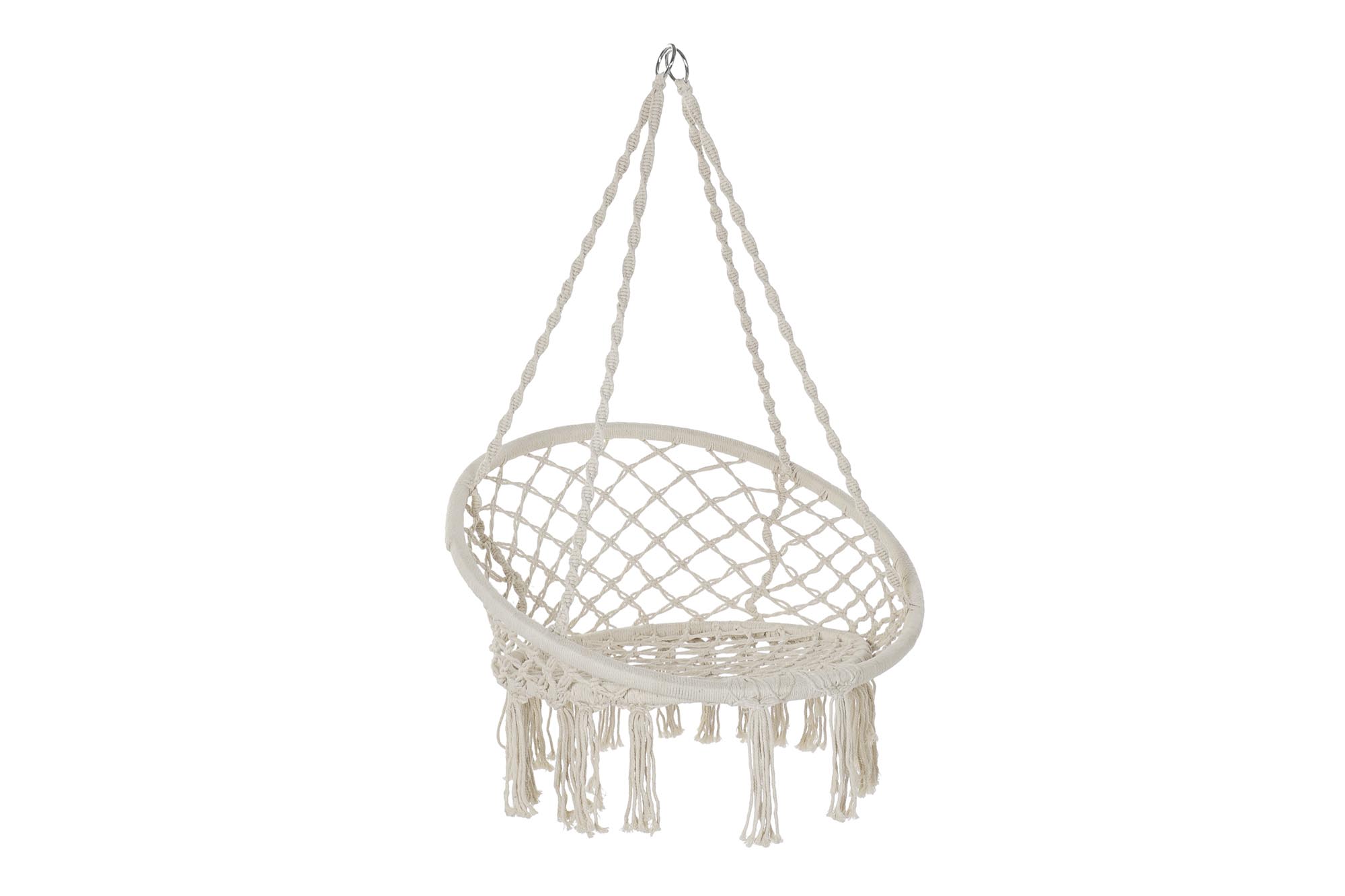 SILLA COLGANTE ALGODON ACERO 80X63X120 100KGS