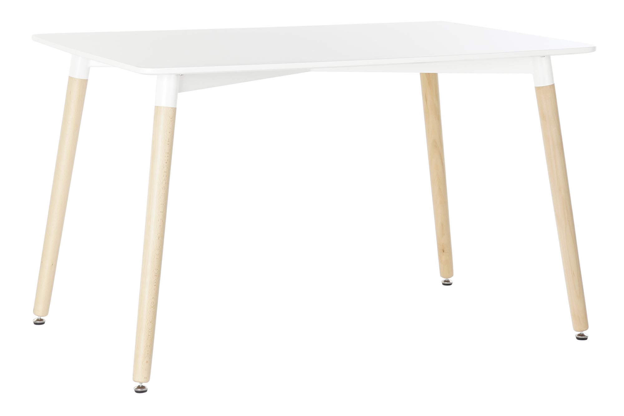 MESA COMEDOR MDF ABEDUL 120X80X74 BLANCO