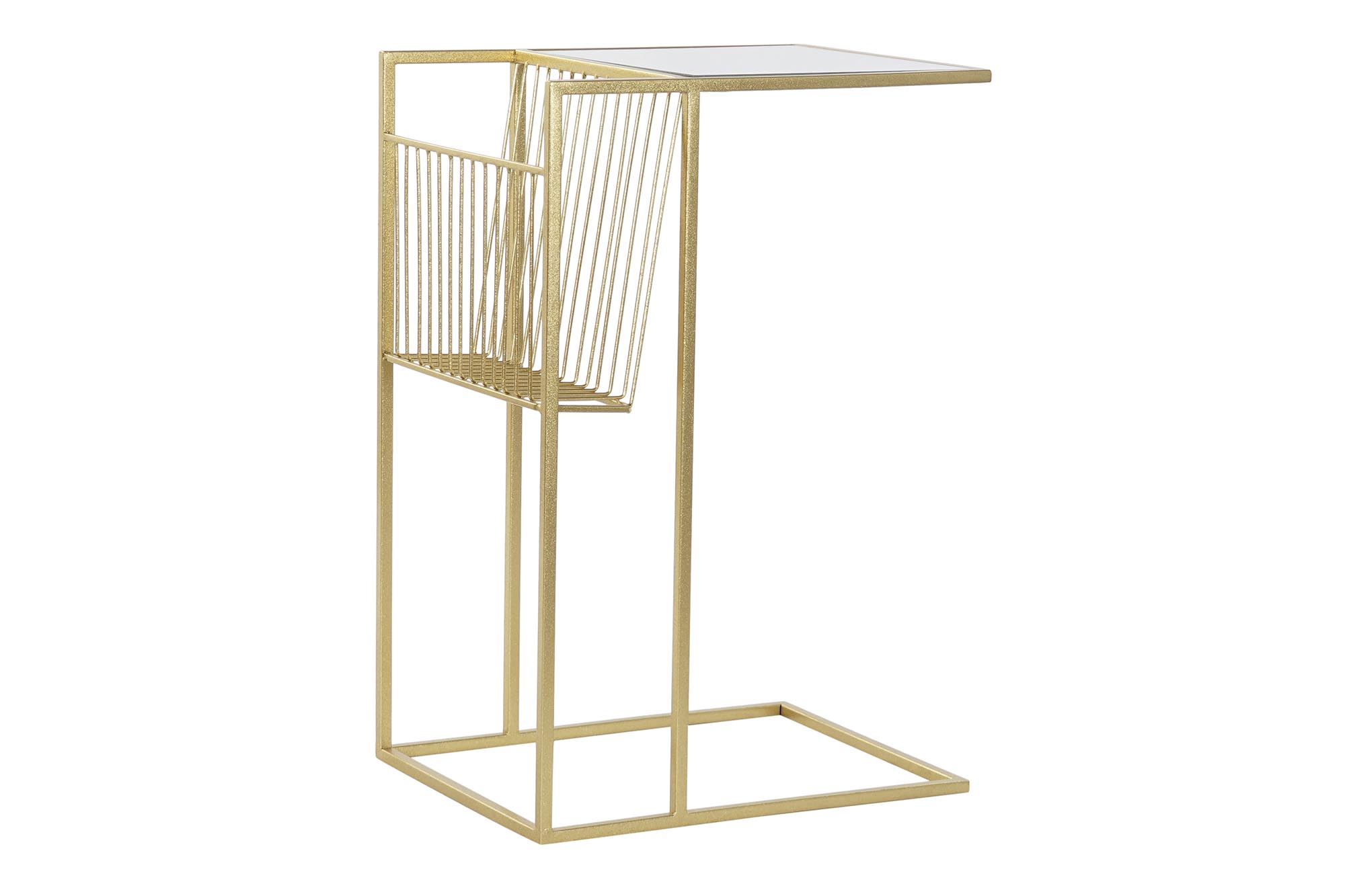REVISTERO METAL ESPEJO 48X35X71 DORADO