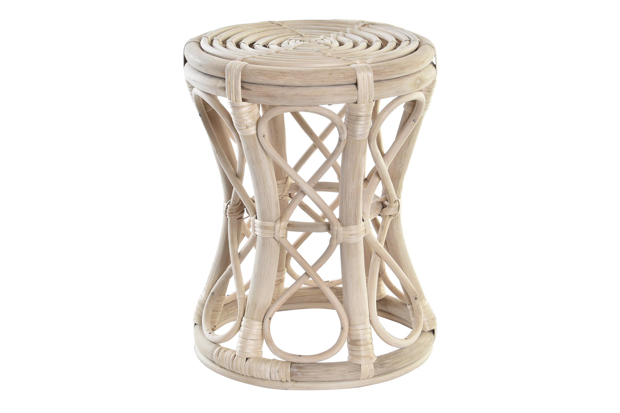 MESITA AUXILIAR RATAN 30X30X40 NATURAL