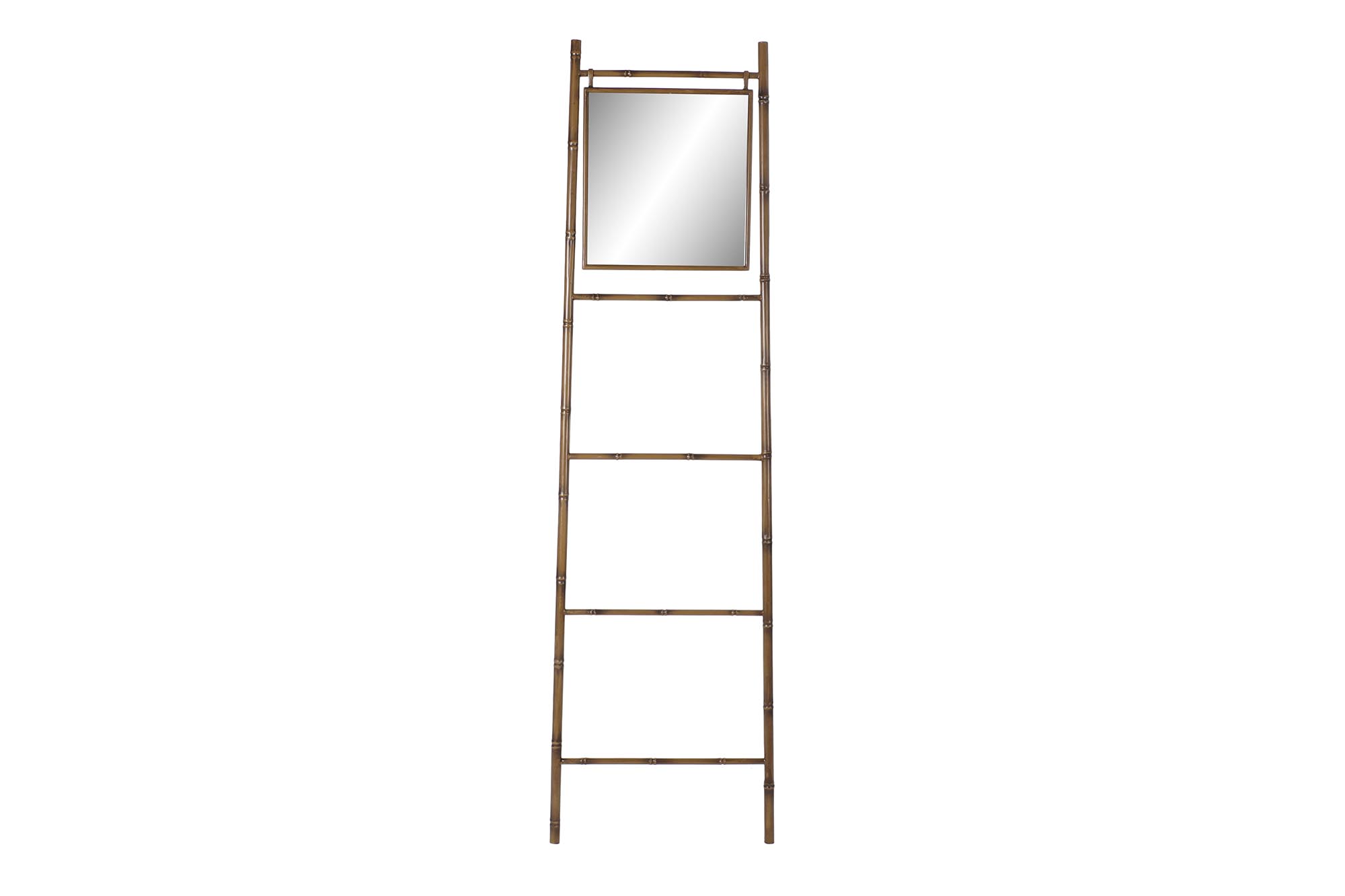TOALLERO METAL ESPEJO 55X3X190 ESCALERA MOSTAZA