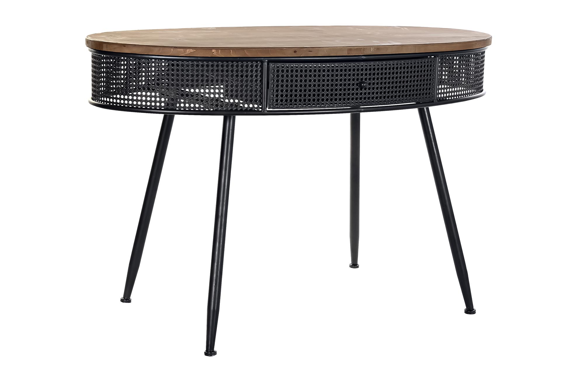 CONSOLA ABETO METAL 120X65X77 NEGRO