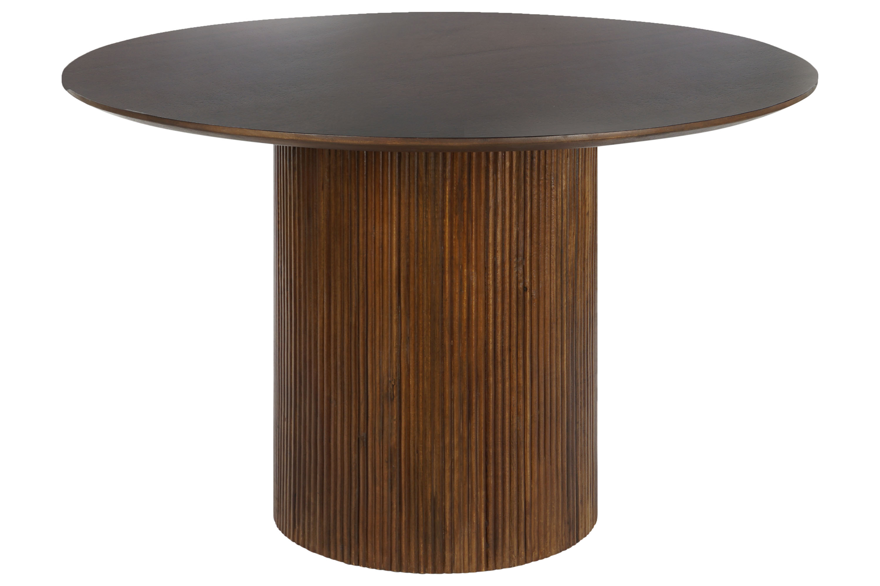 MESA COMEDOR MANGO 120X120X76 NATURAL